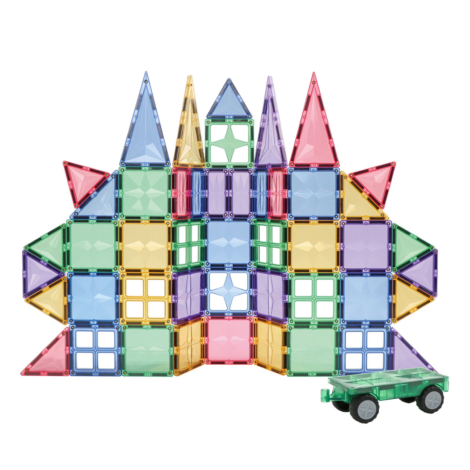 Magnetic Tiles - Classic Colours 50 Pieces
