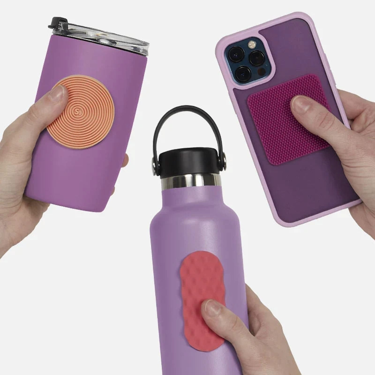 Slabs Silicone Sensory Sticker 3 Pack - Purple