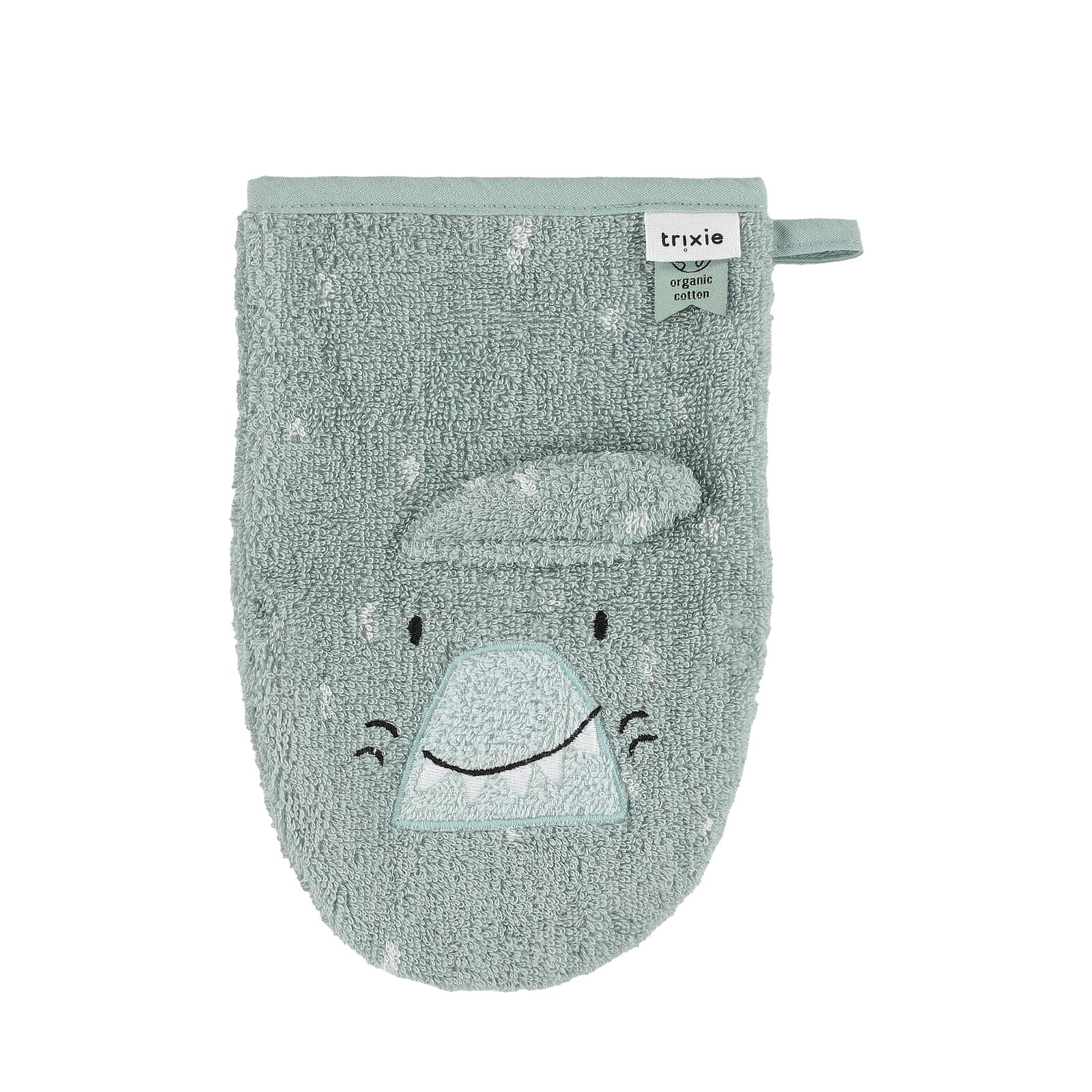 Washcloth Mitts 2-Pack - Mr Shark - Mr Dino