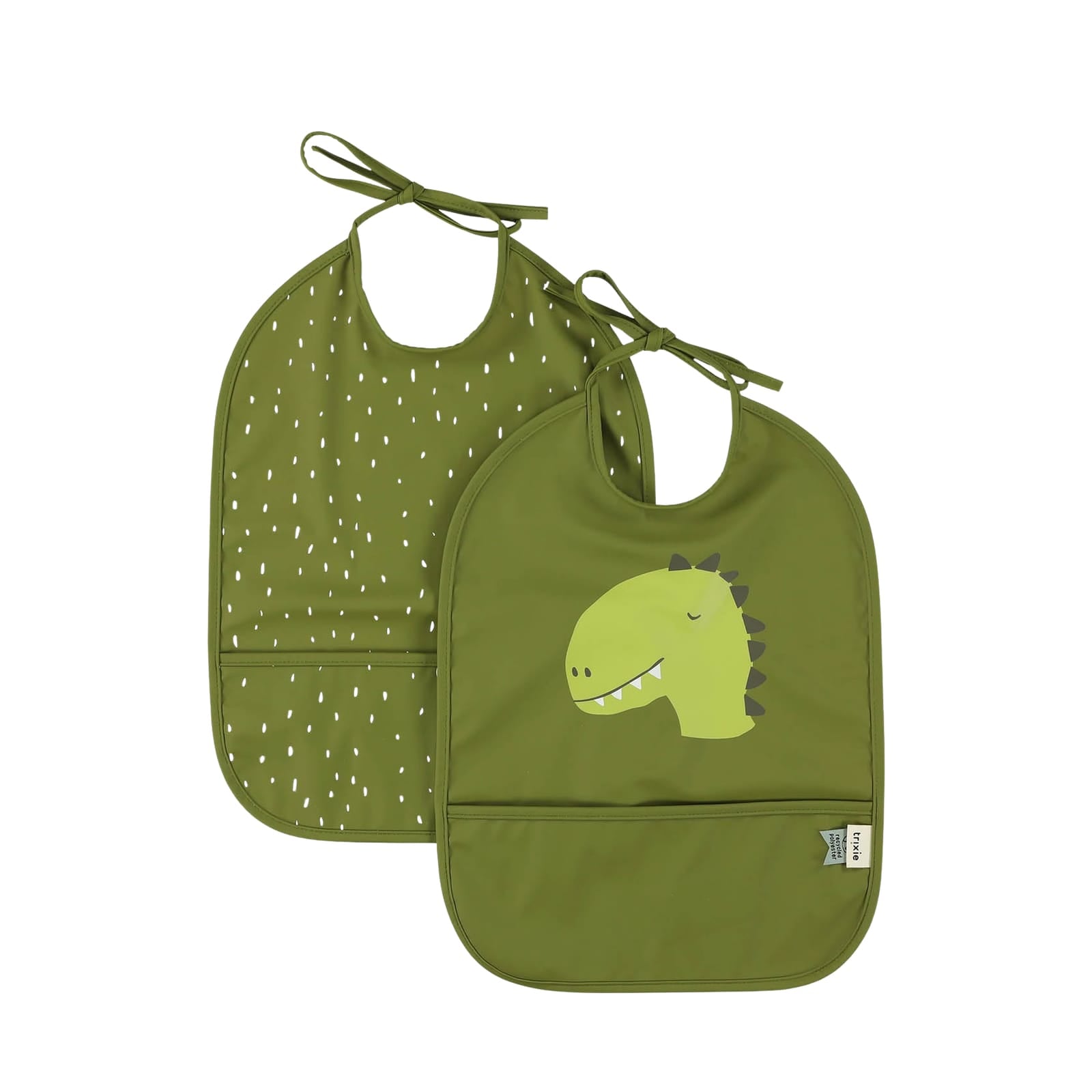 Waterproof Bib 2-Pack - Mr Dino