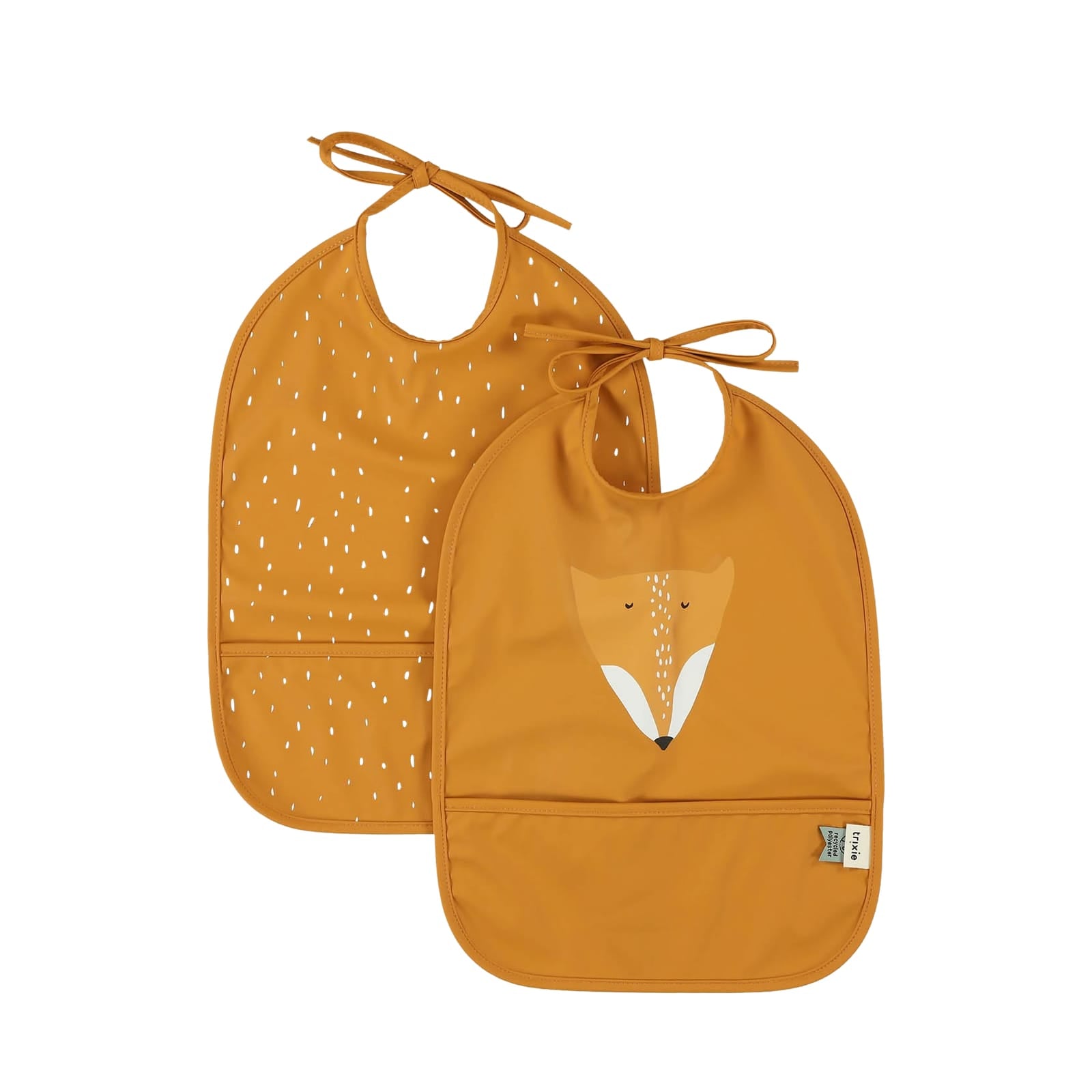 Waterproof Bib 2-Pack - Mr Fox