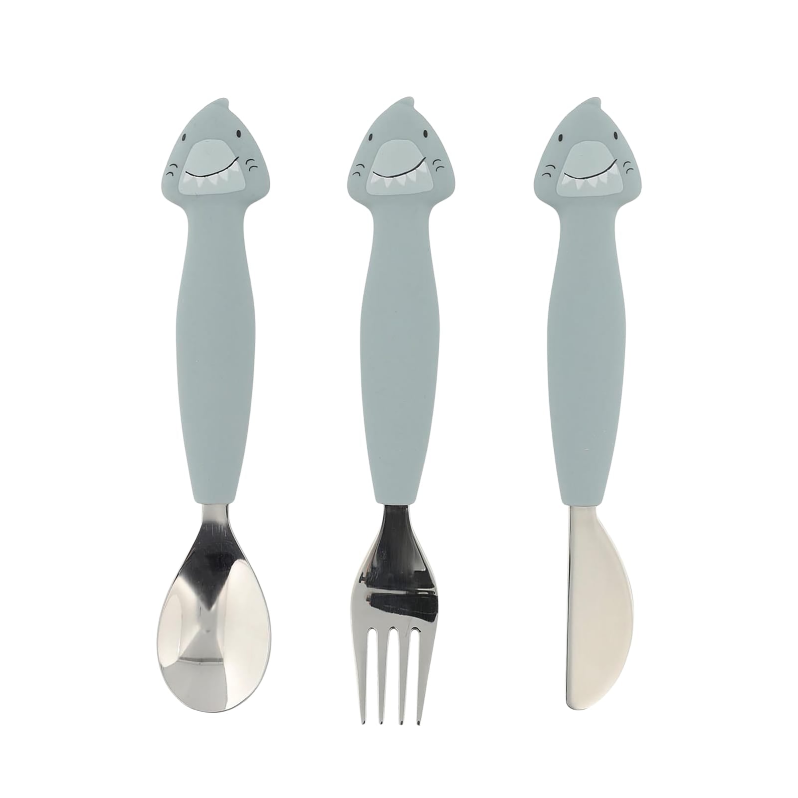 Silicone Cutlery Set 3-Pack - Mr Shark