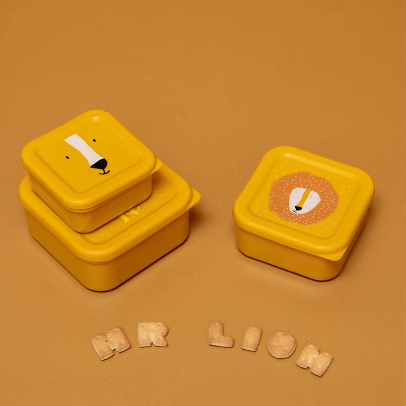 Nesting Snack boxes 3 Pieces - Mr Lion