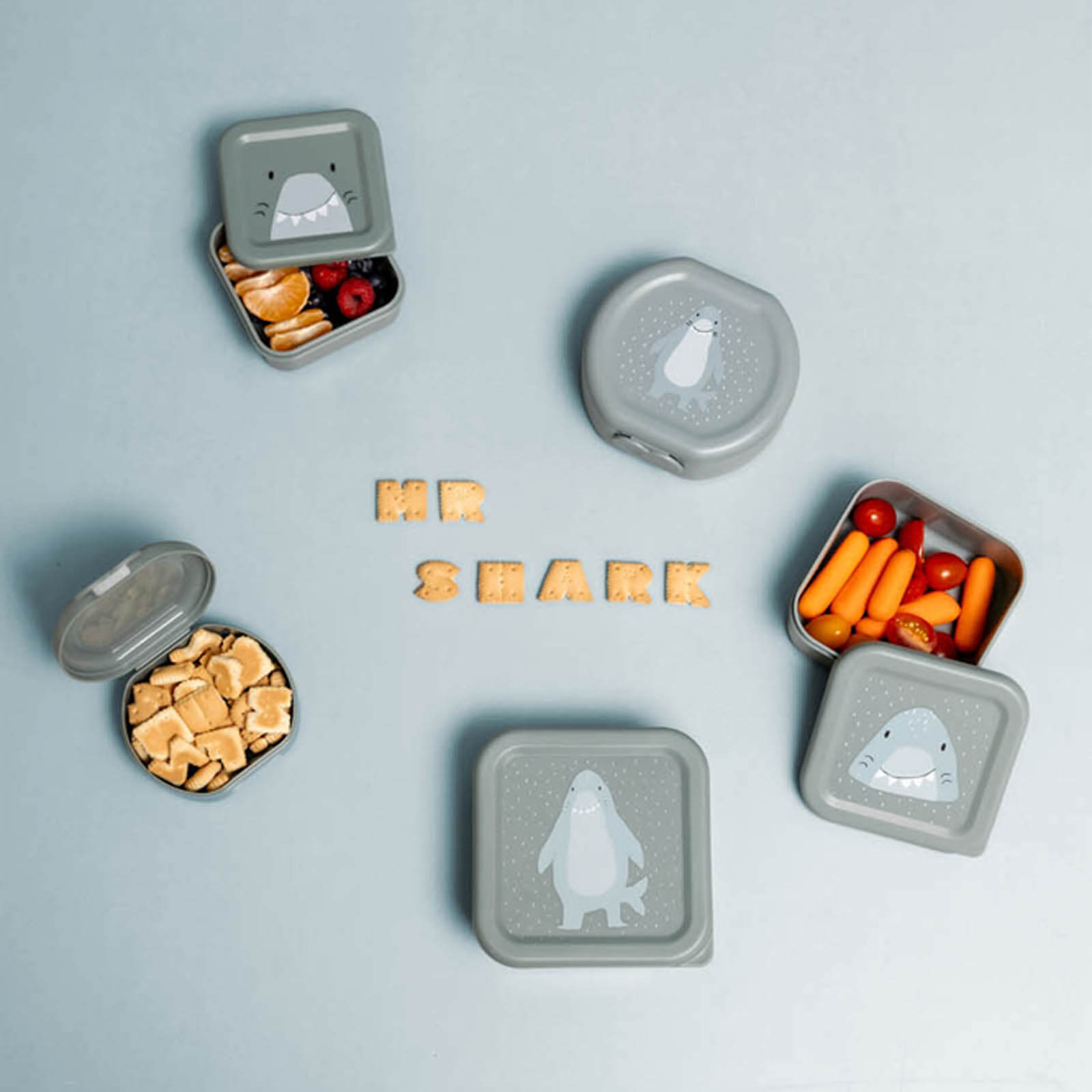 Nesting Snack boxes 3 Pieces - Mr Shark