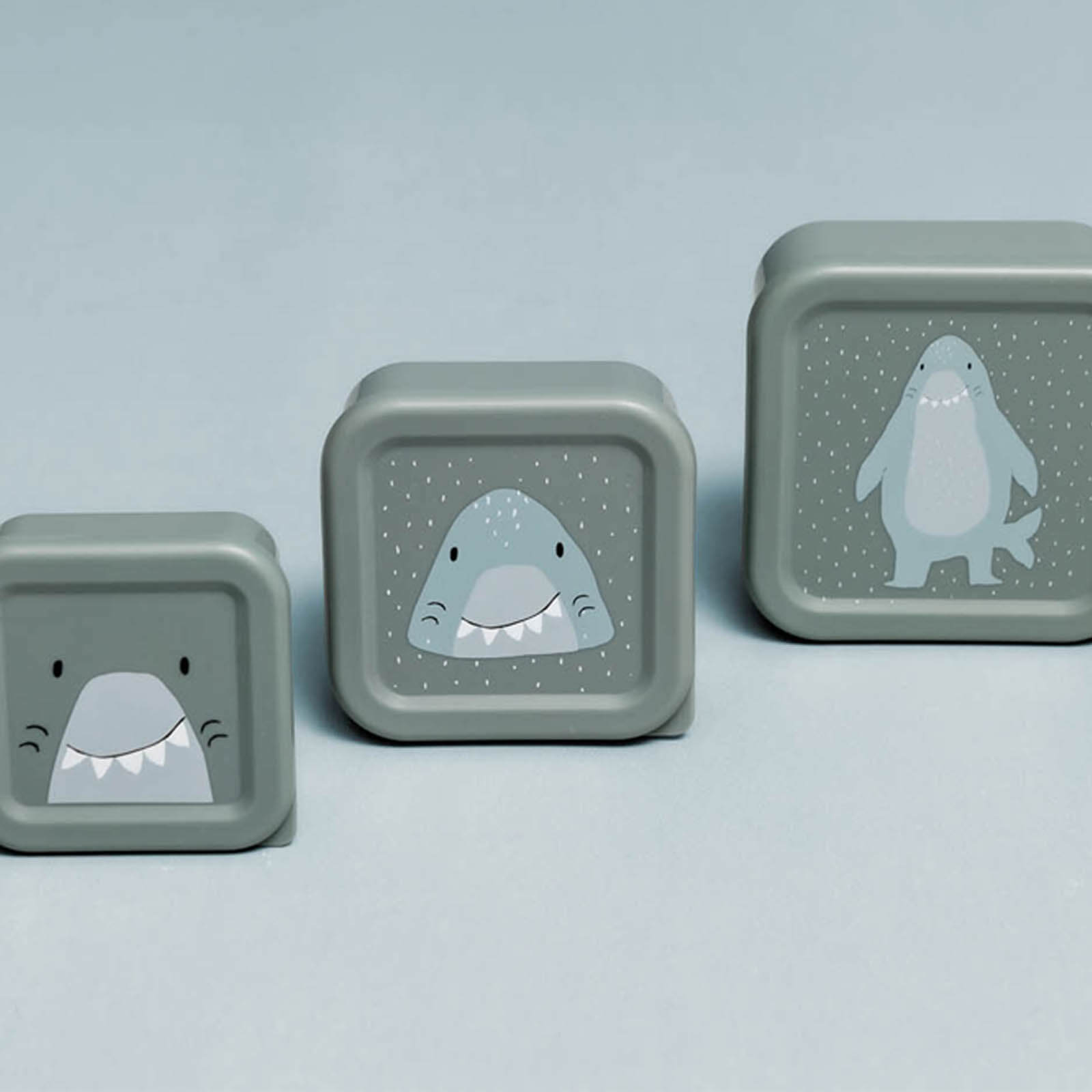 Nesting Snack boxes 3 Pieces - Mr Shark