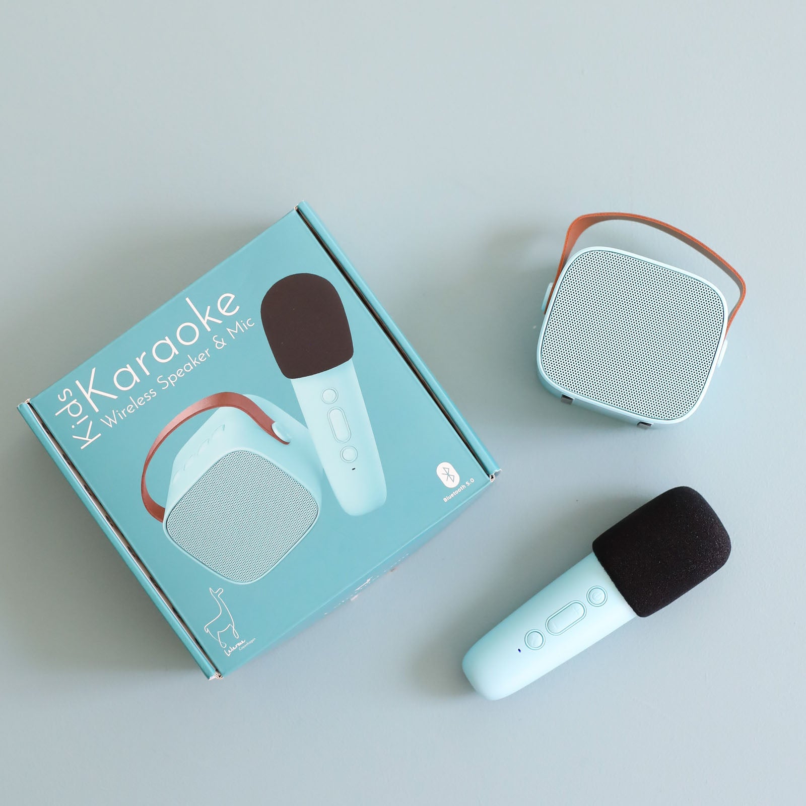 Karaoke Machine with Wireless Microphone - Blue