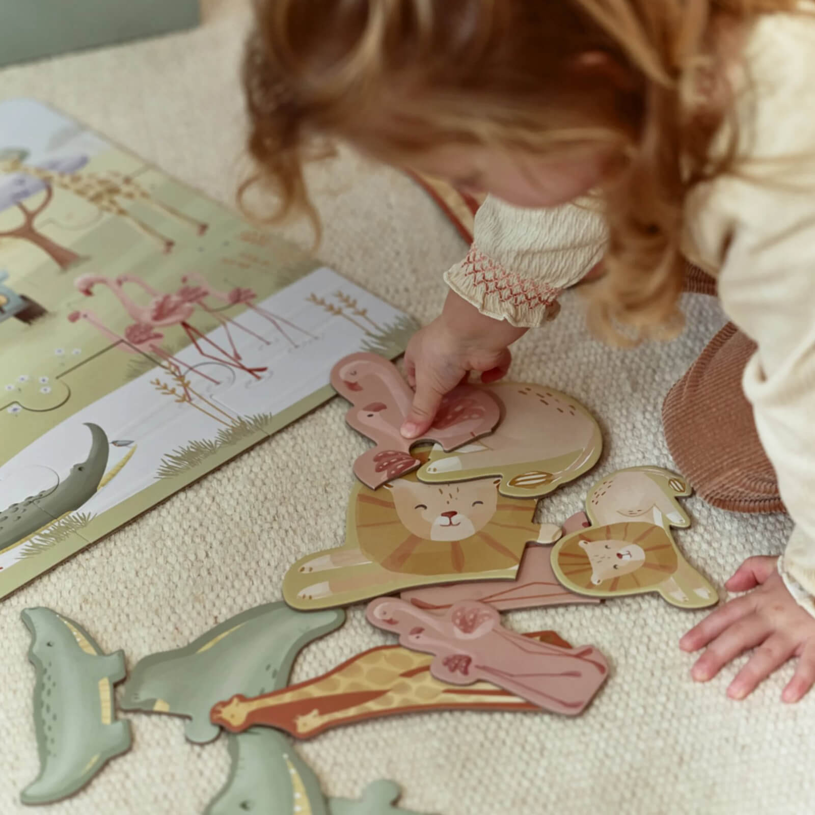 6 Puzzles - Safari Friends