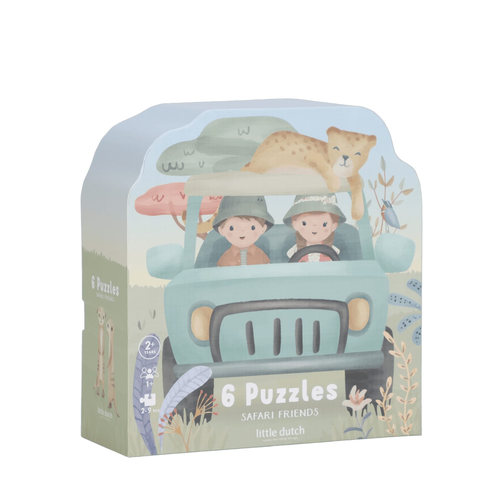 6 Puzzles - Safari Friends