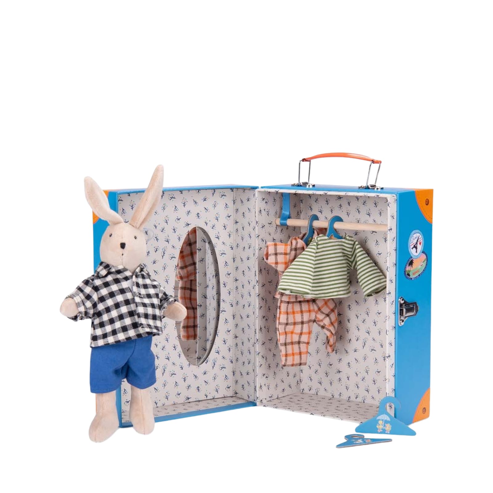 Little Wardrobe Suitcase - Sylvain The Rabbit