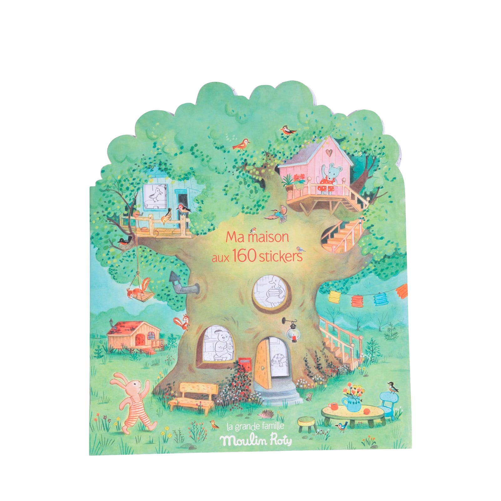 Colouring Book and 160 Stickers - Animals Family