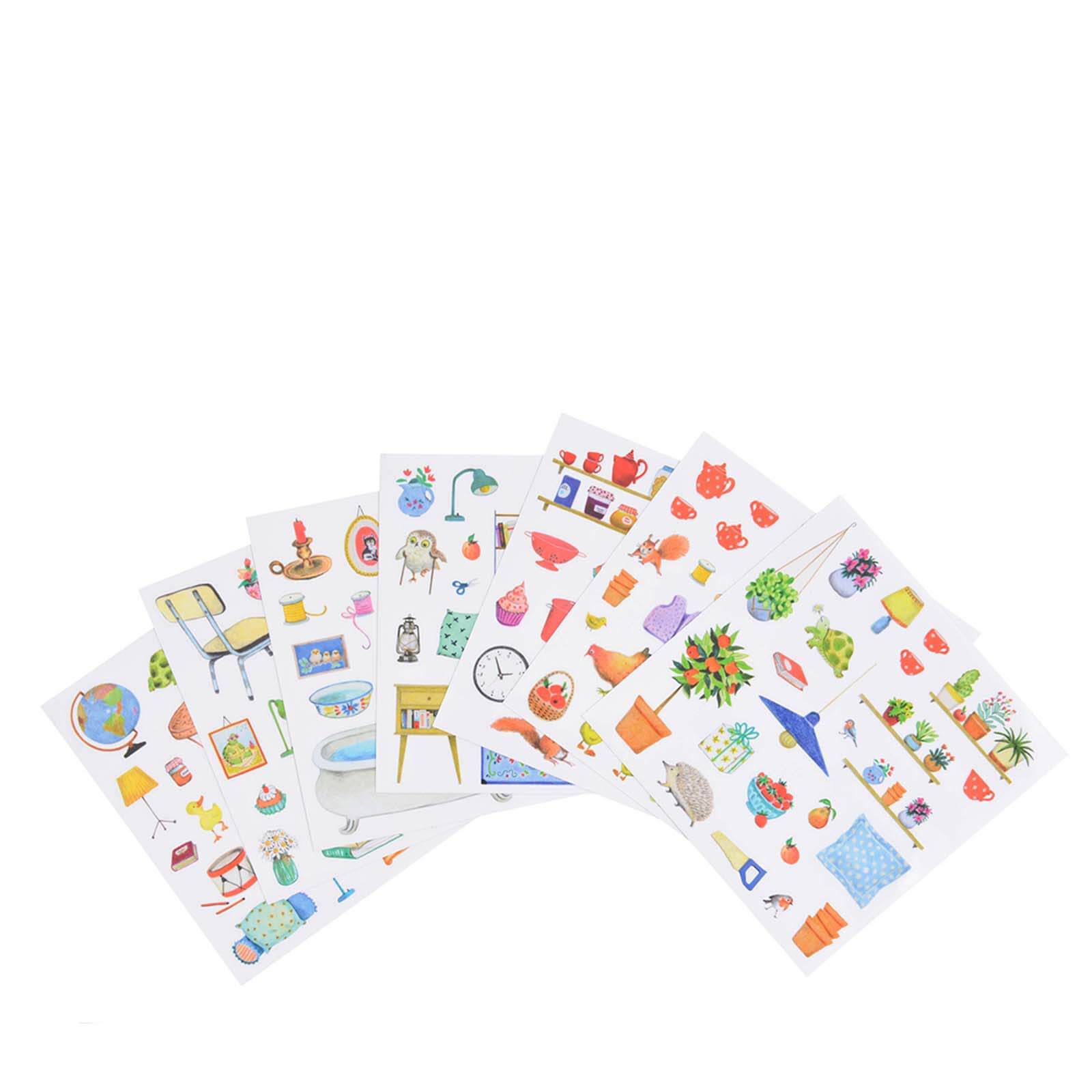 Colouring Book and 160 Stickers - Animals Family