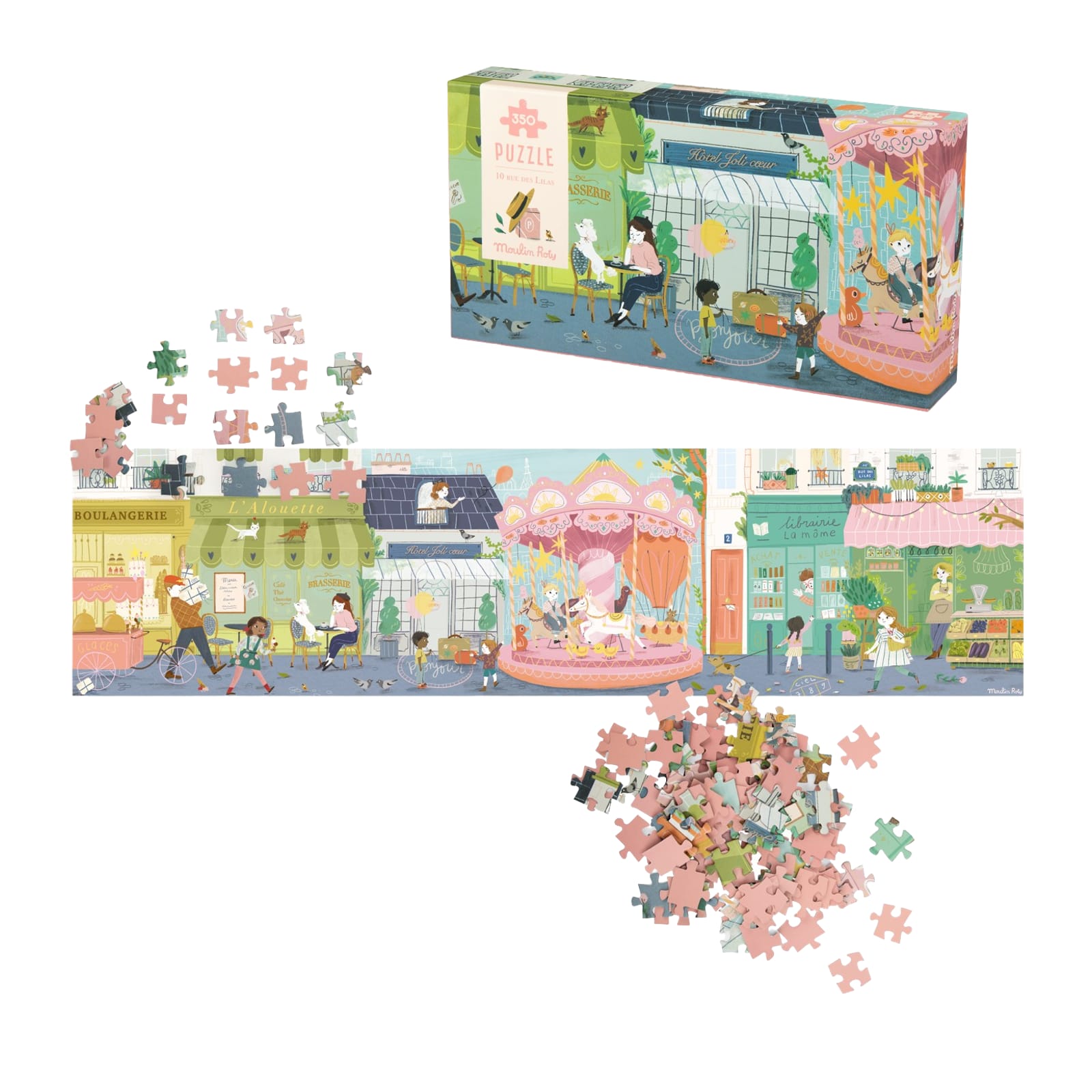 350 Piece Puzzle - 10 Rue Des Lilas