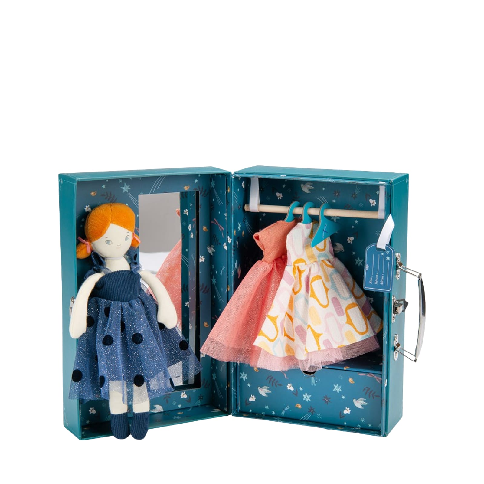 The Little Wardrobe Suitcase - Blanche