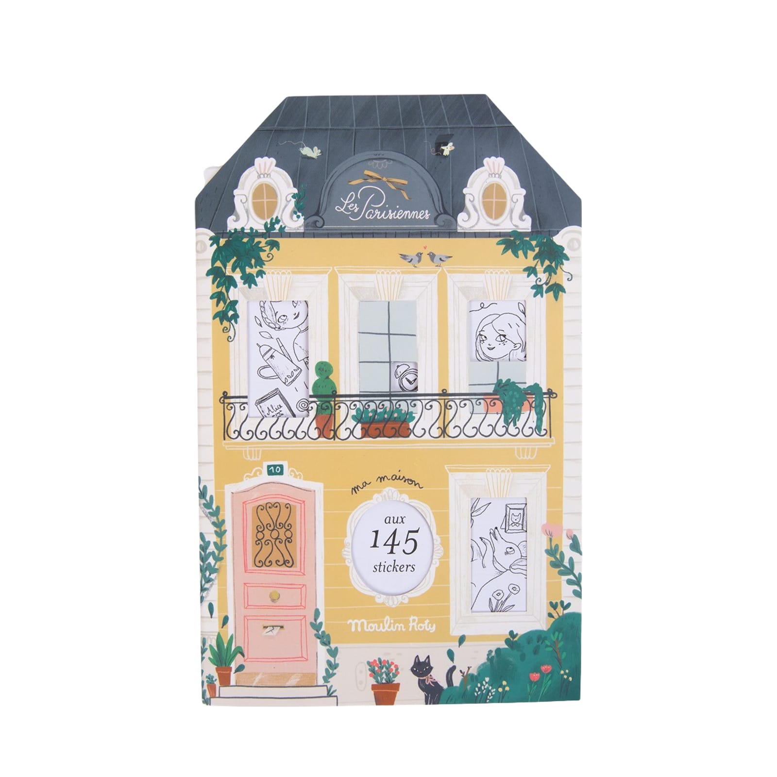 Colouring Book and 145 Stickers - The Parisians
