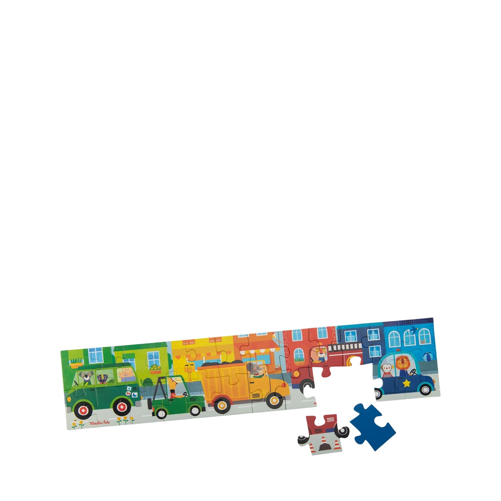 24 Piece Puzzle - Colourful Vehicles