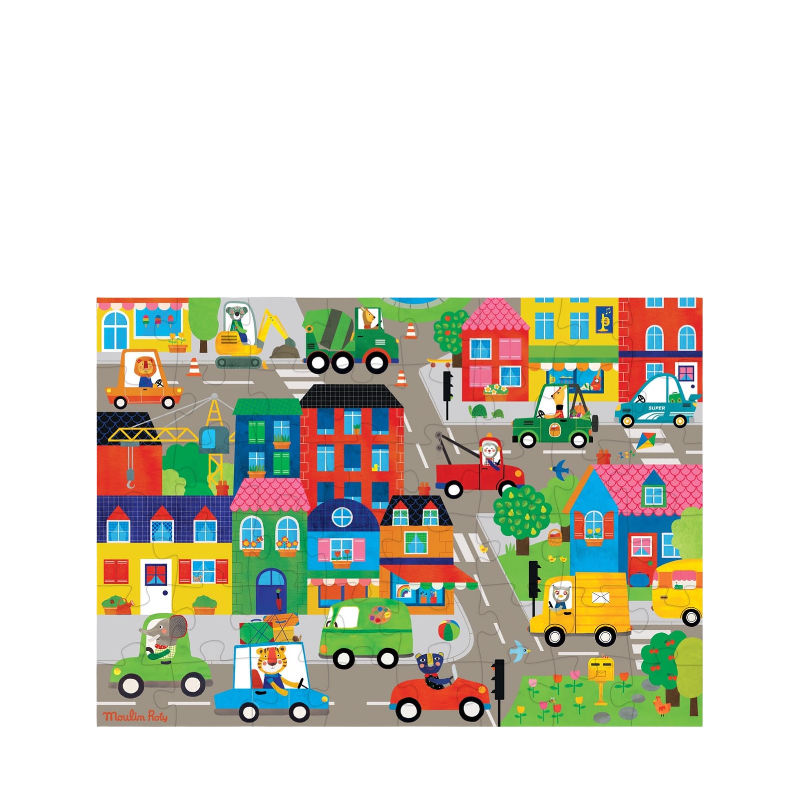 48 Piece Puzzle - In The Town
