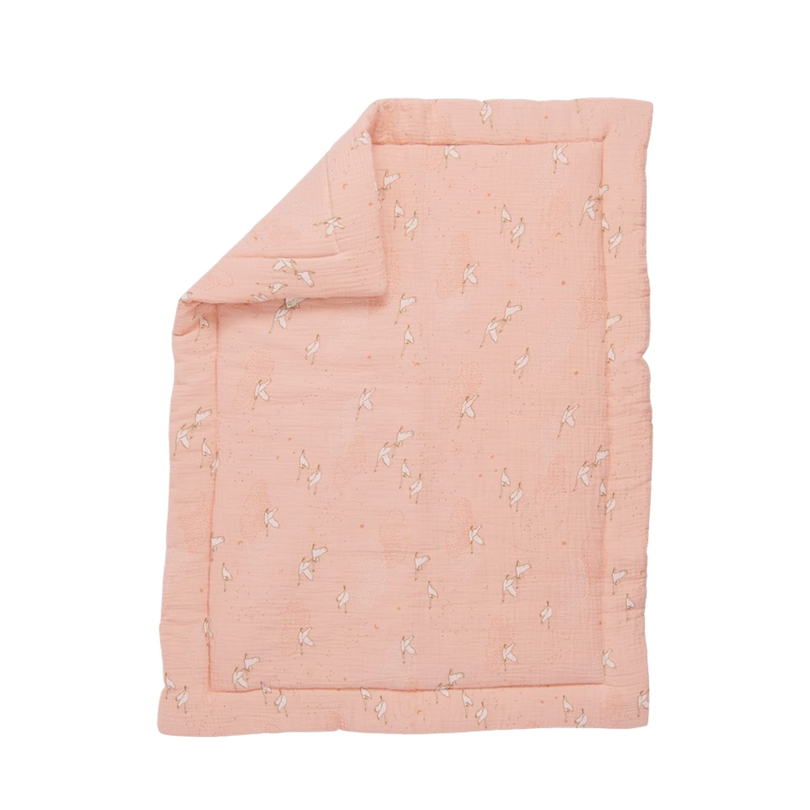 Blanket 70cm x 90cm - Pink Stork