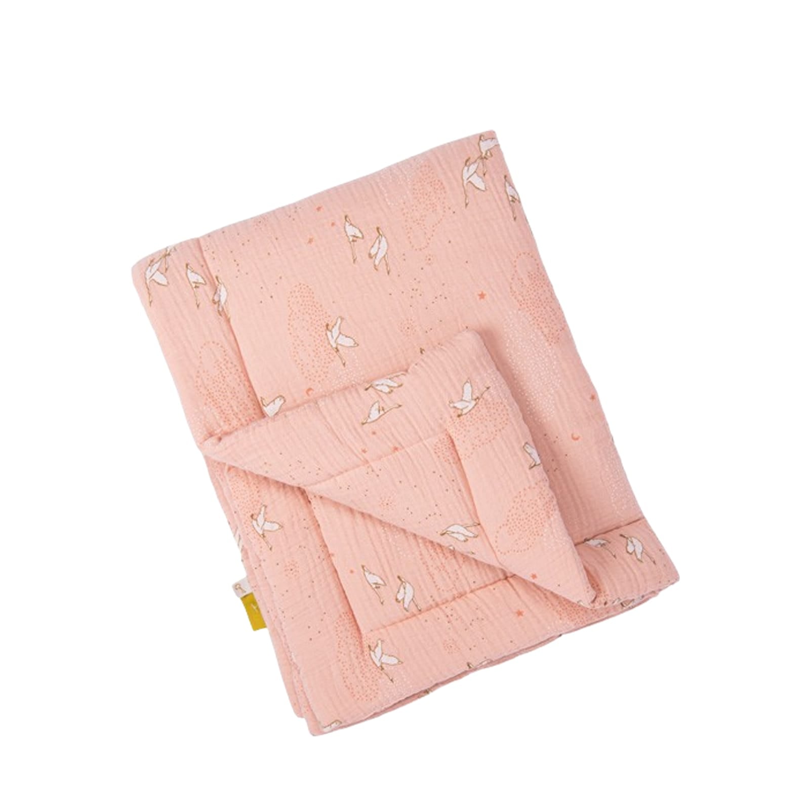 Blanket 70cm x 90cm - Pink Stork