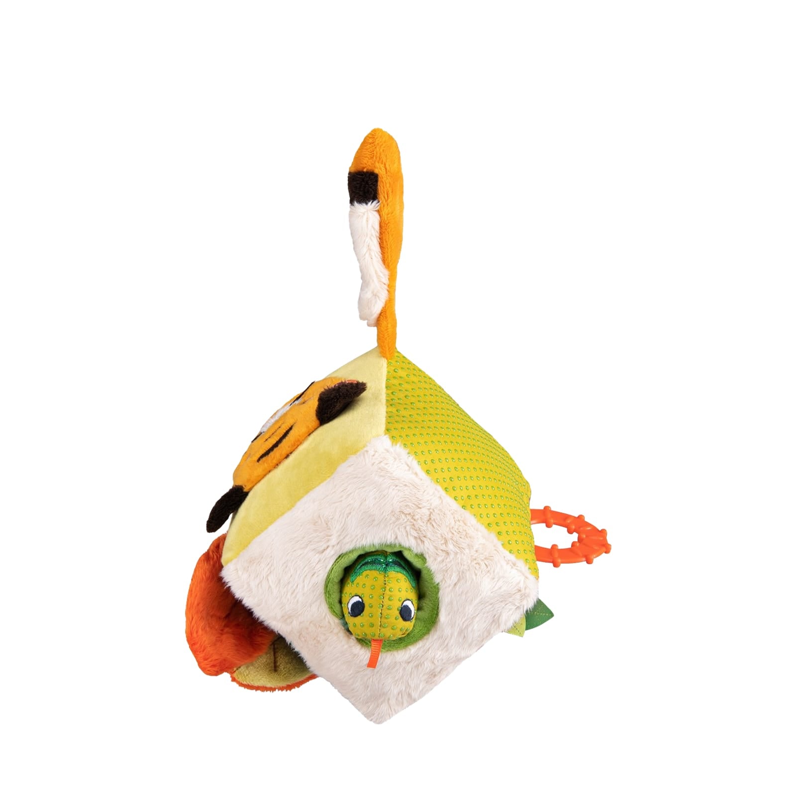 Soft Activity Cube Toy- Tiger