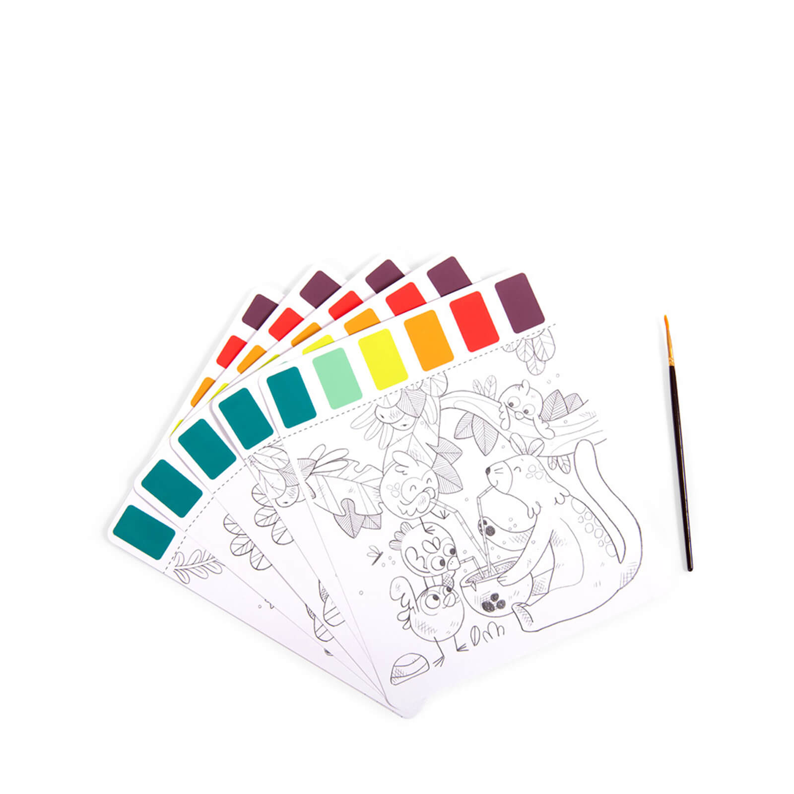 Magic Palette Painting - Jungle