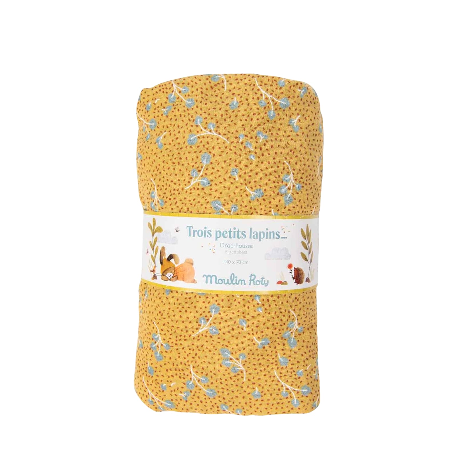Fitted Sheet 70cm x 140cm - Ochre Mustard