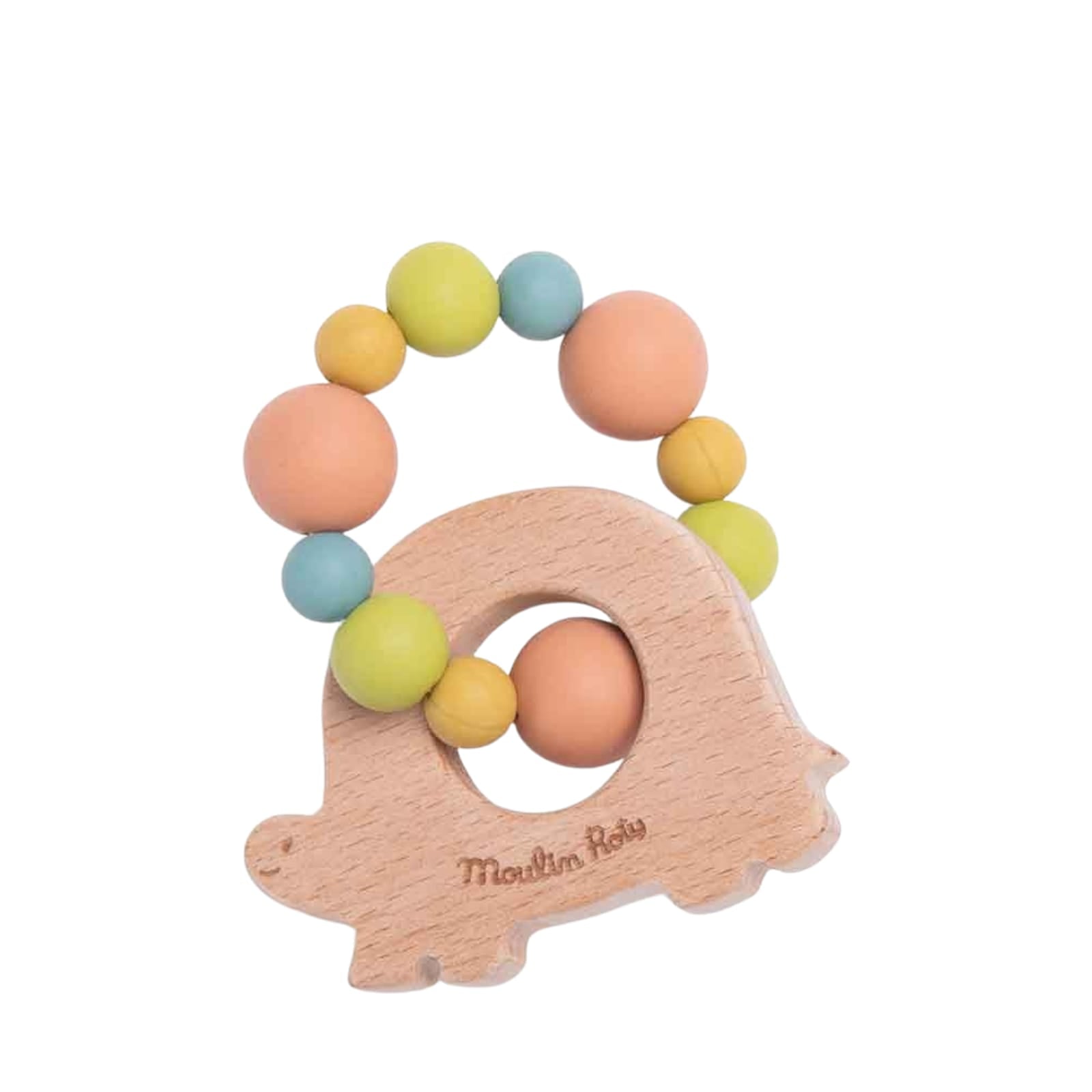 Wooden Teething Ring - Turtle