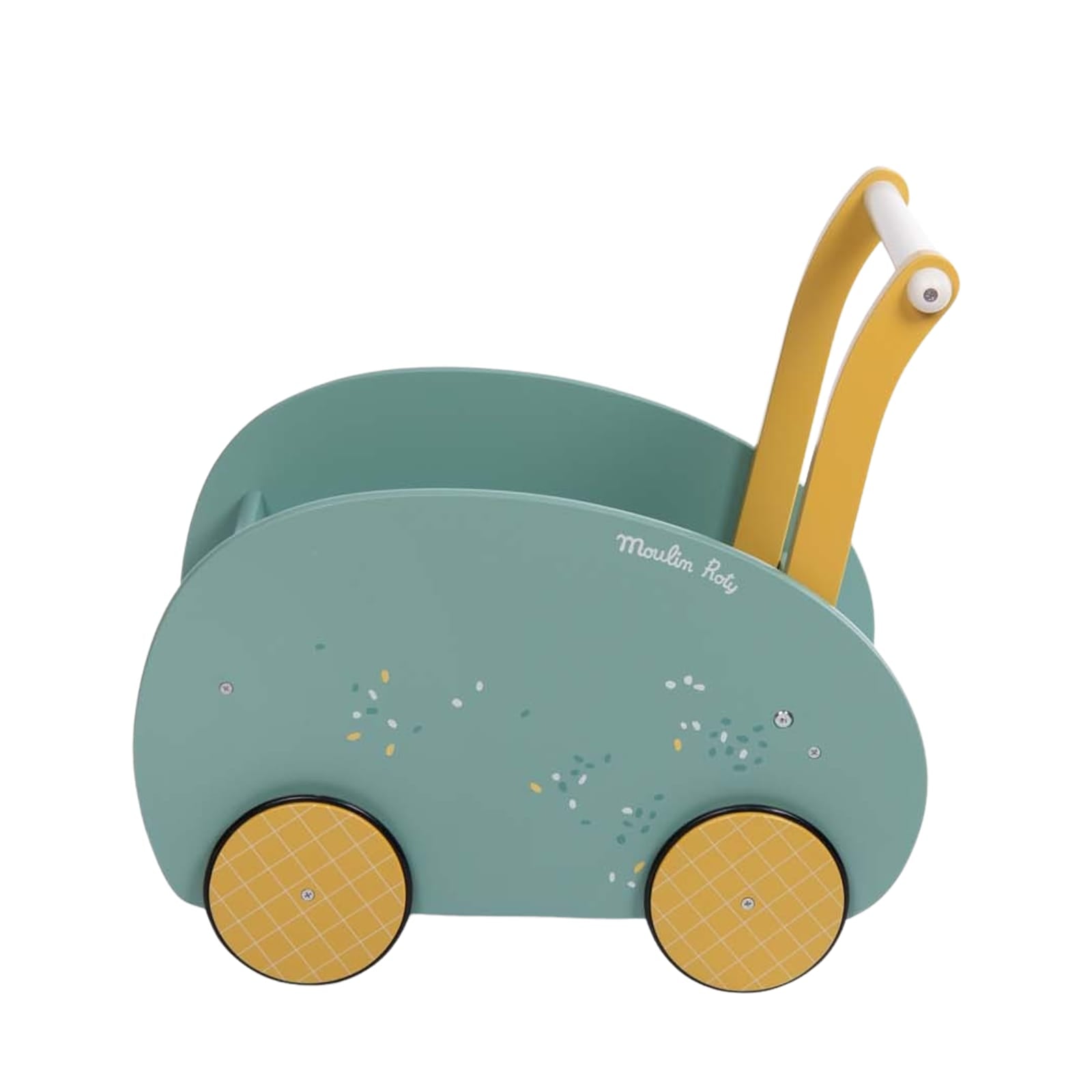 Walking Trolley - Blue and Mustard