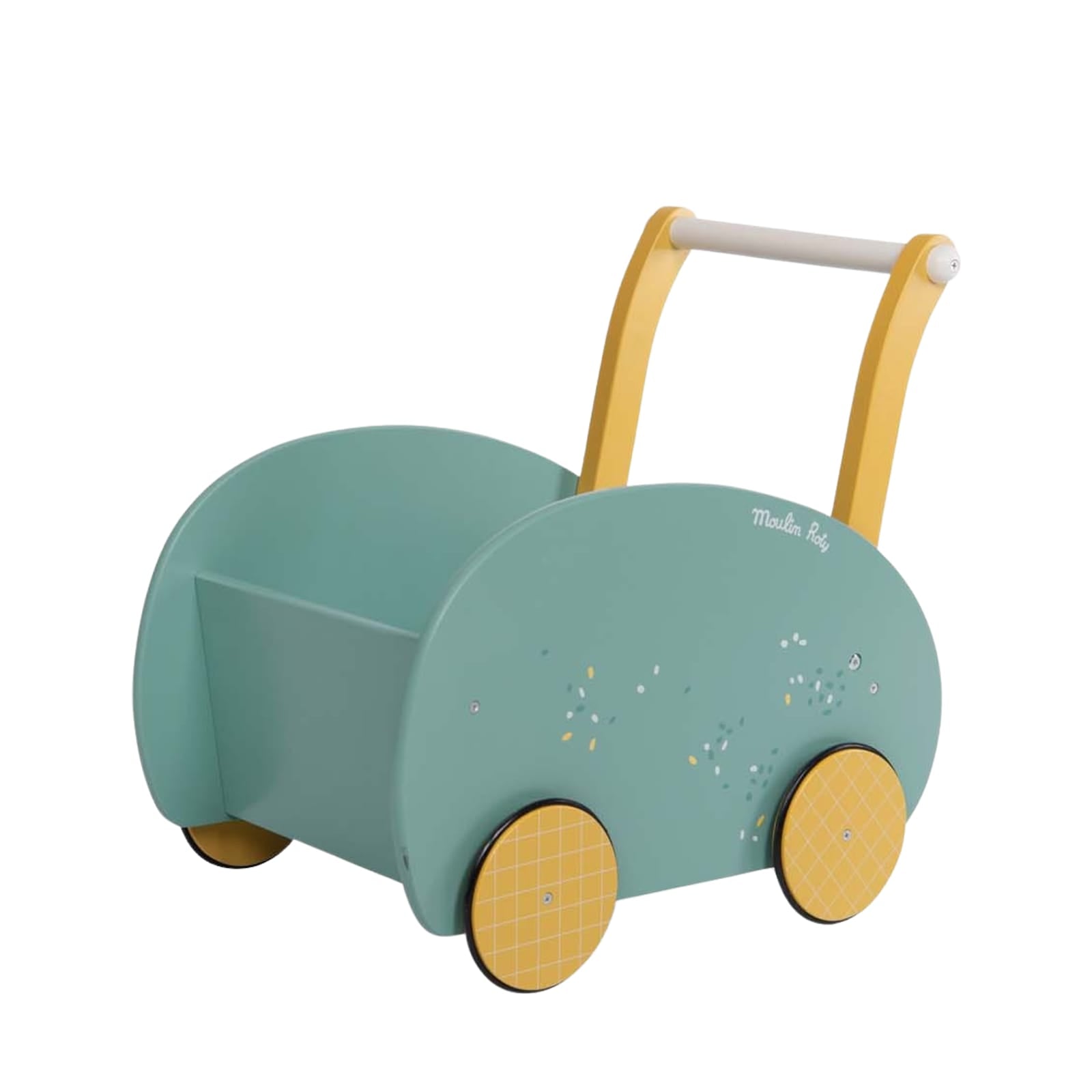 Walking Trolley - Blue and Mustard