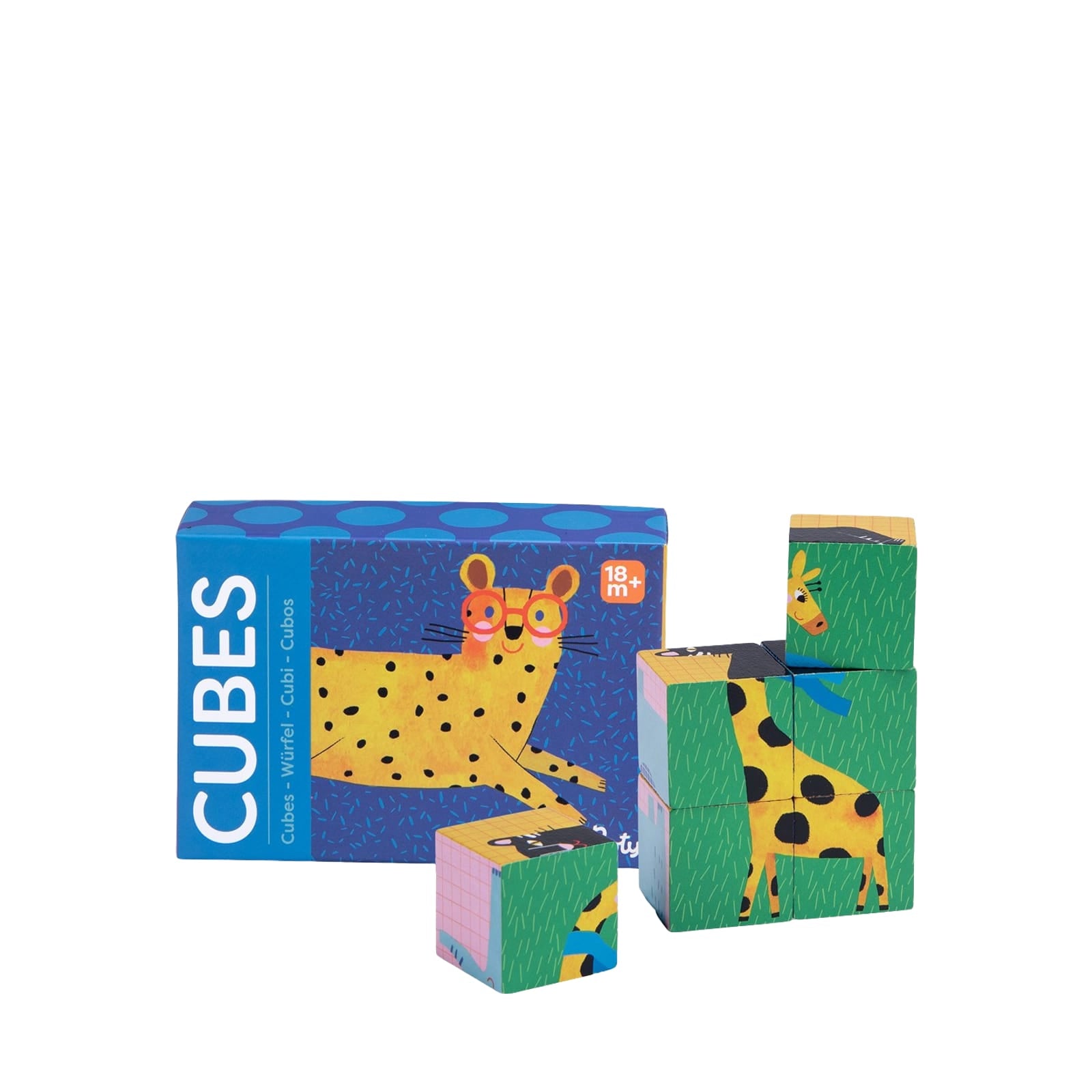 Stacking Puzzle Cubes - Animals