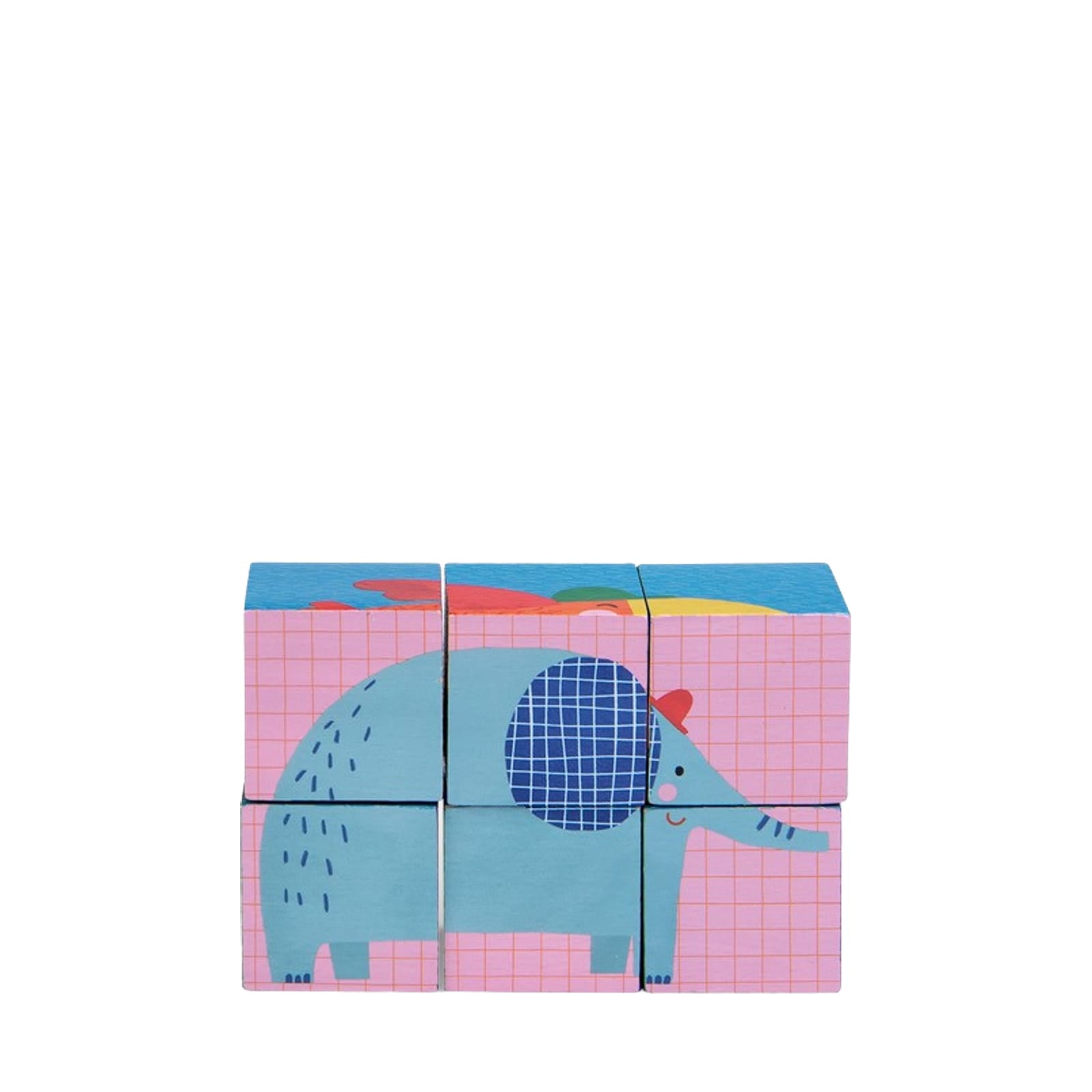 Stacking Puzzle Cubes - Animals