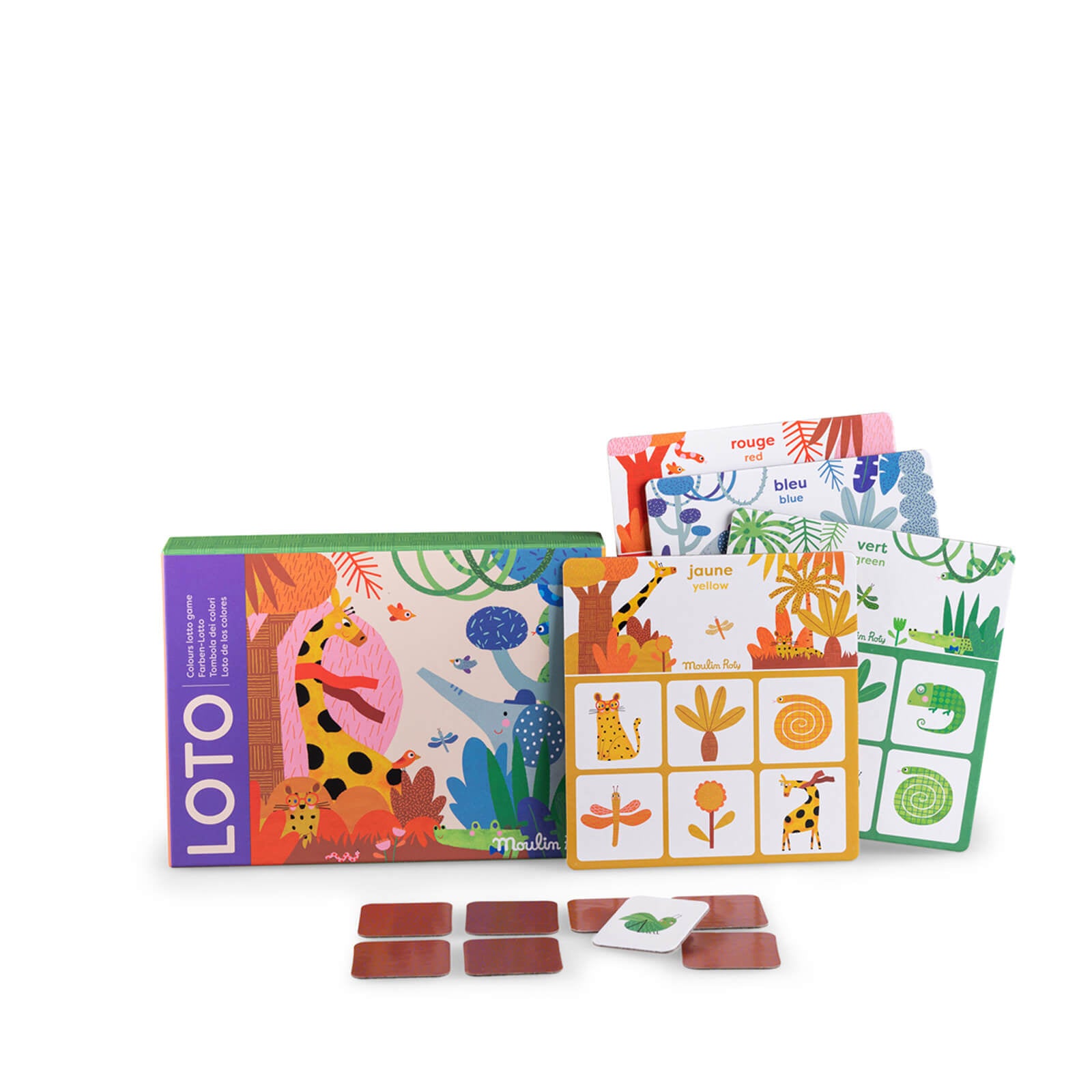Lotto Game - Animal Colours