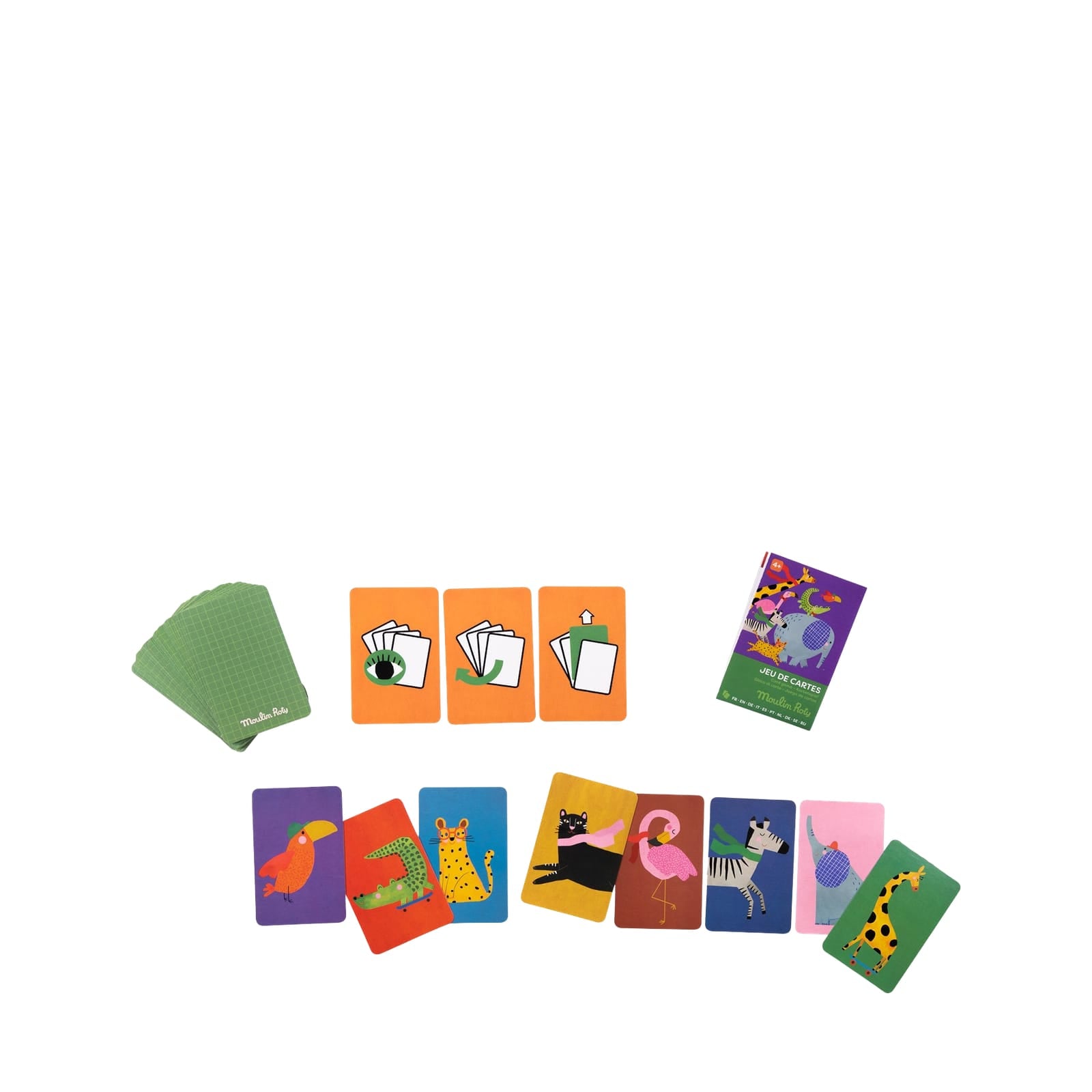 Card Game - Collect 4 Animals