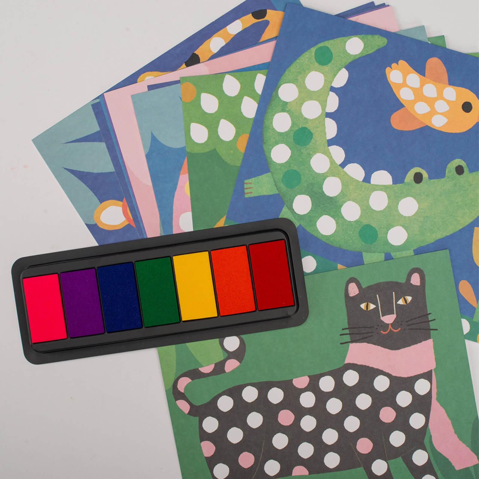Finger Stamps Craft - Animals