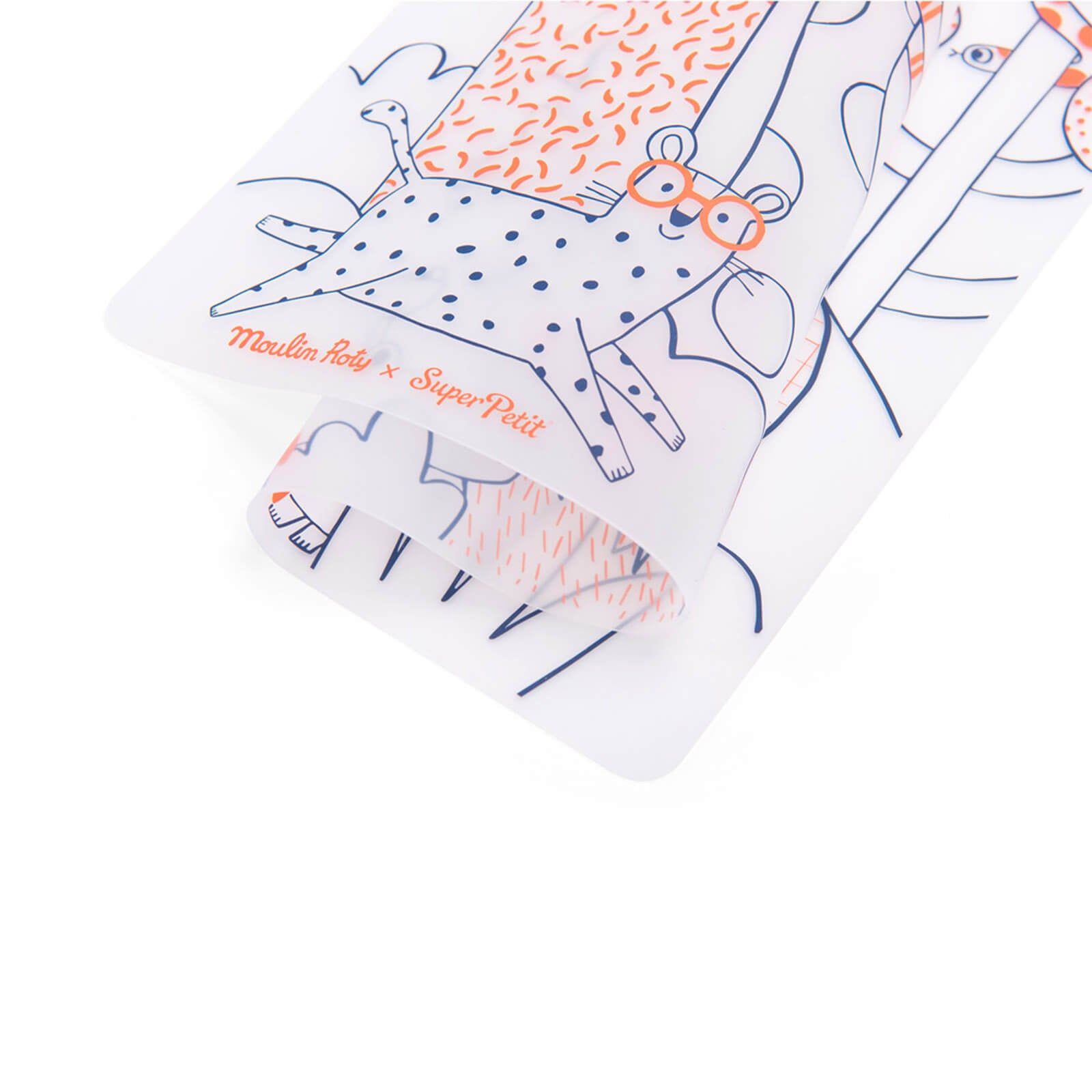 Silicone Colouring Mat and 5 Pens - Jungle