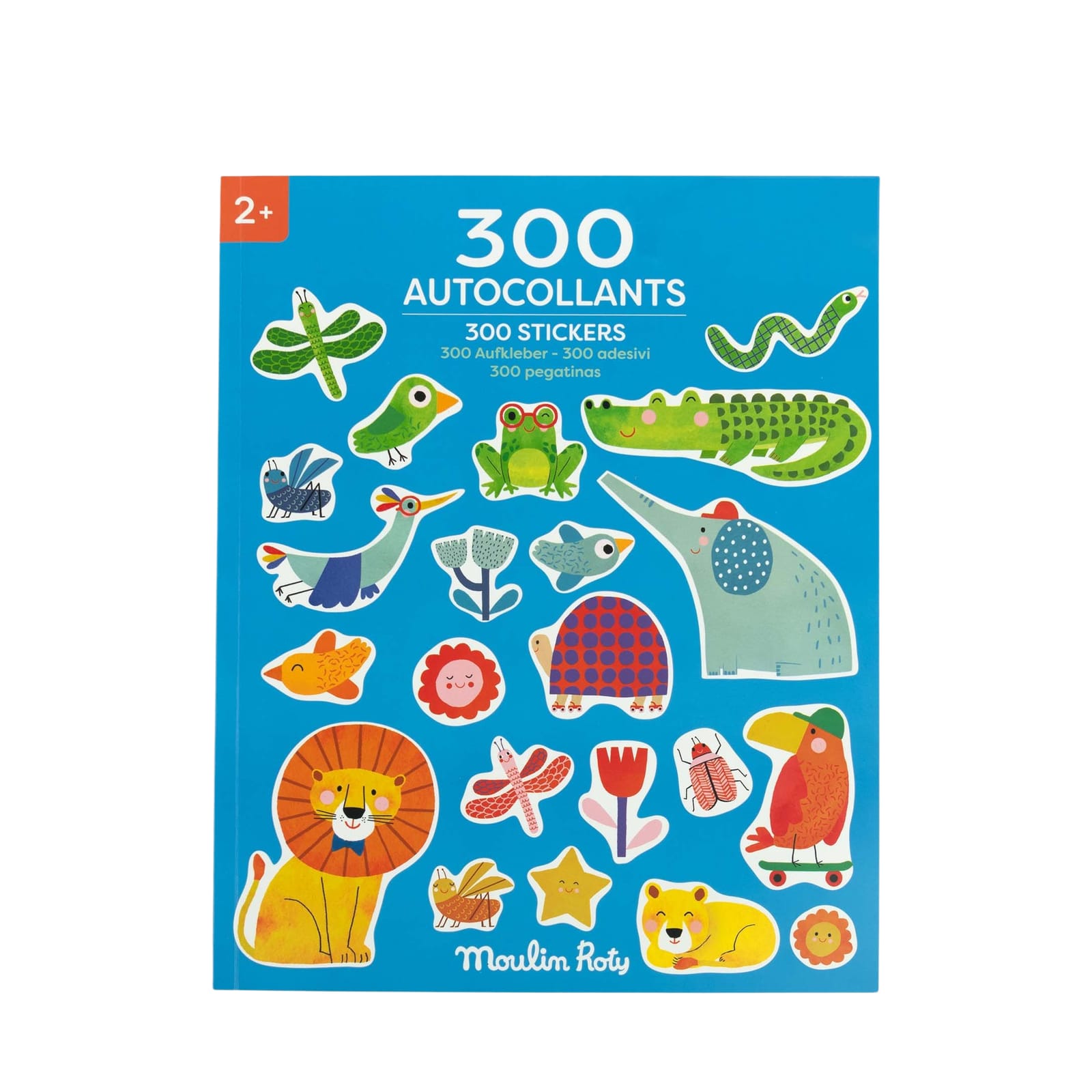 Book Of 300 Stickers - Animals