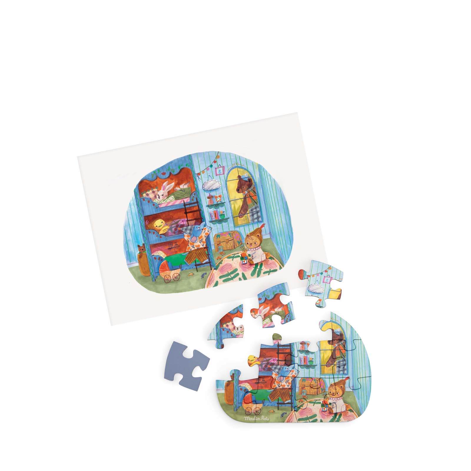 4 Mini 12 Piece Puzzles - Les Minouchkas
