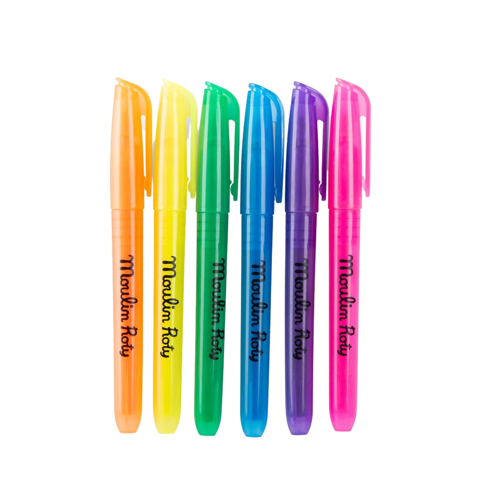 6 Felt Tip Pens - Neon