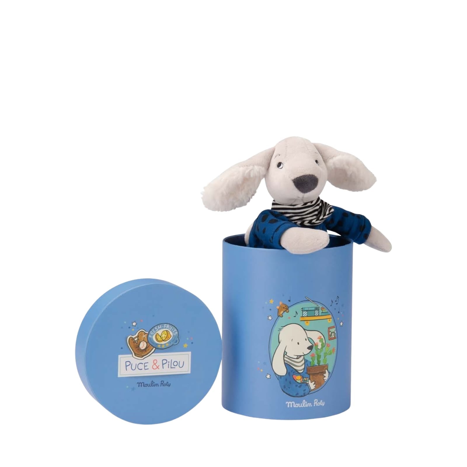 Dog Soft Toy - Pilou In a Box