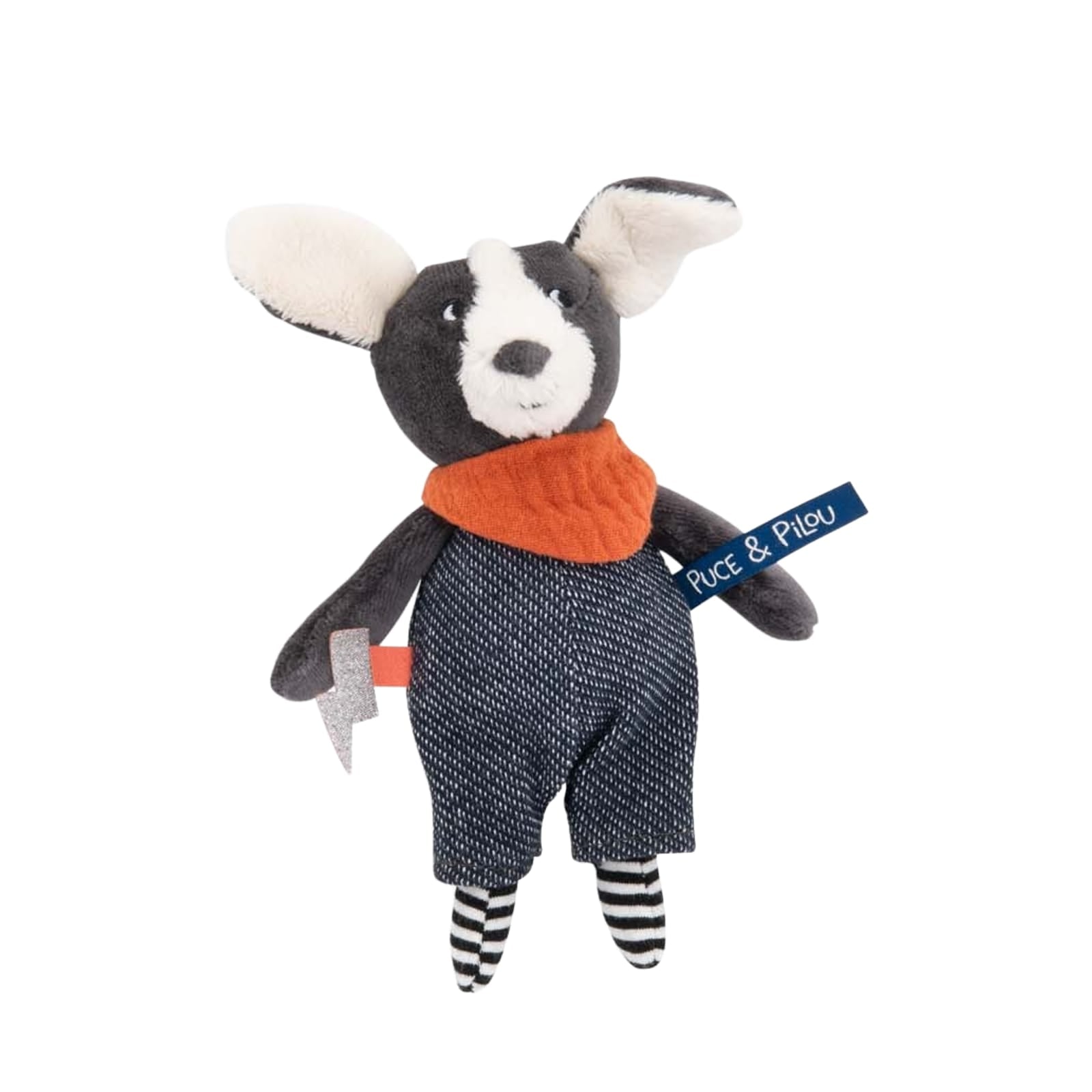 Small Dog Soft Toy - Puce