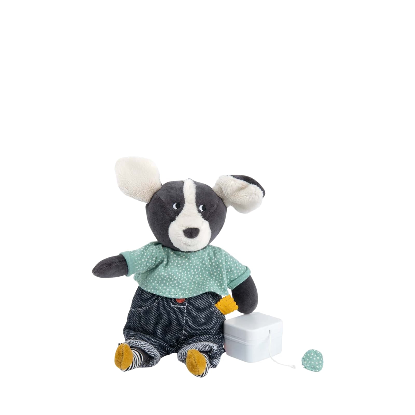 Soft Musical Dog - Puce