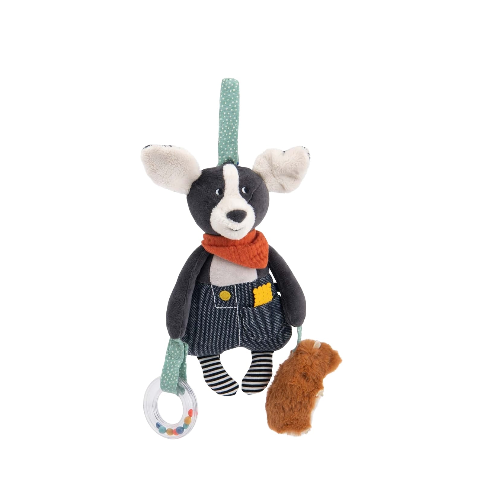 Hanging Activity Dog - Puce