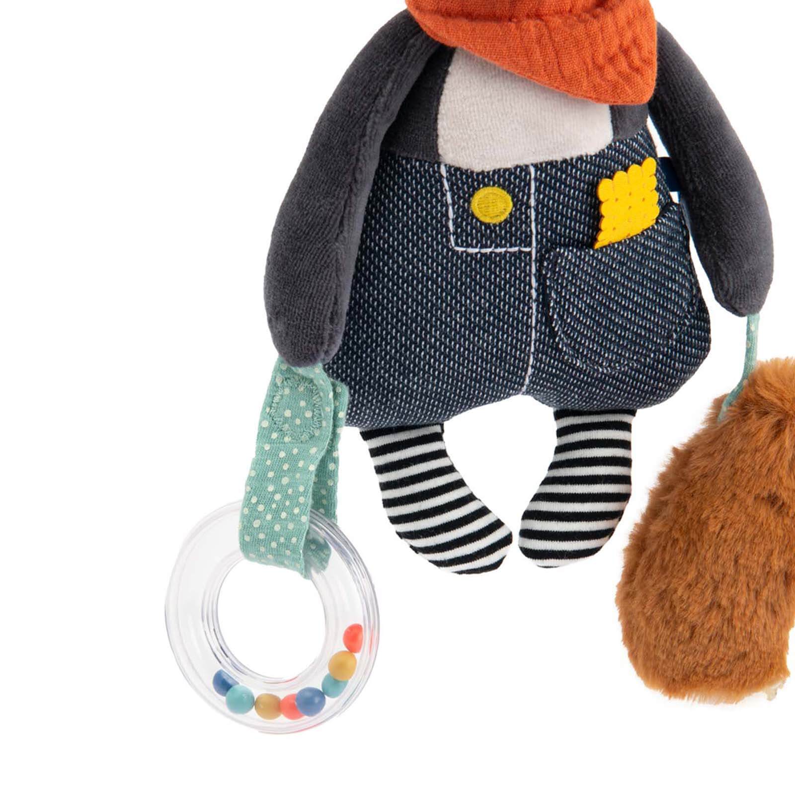 Hanging Activity Dog - Puce