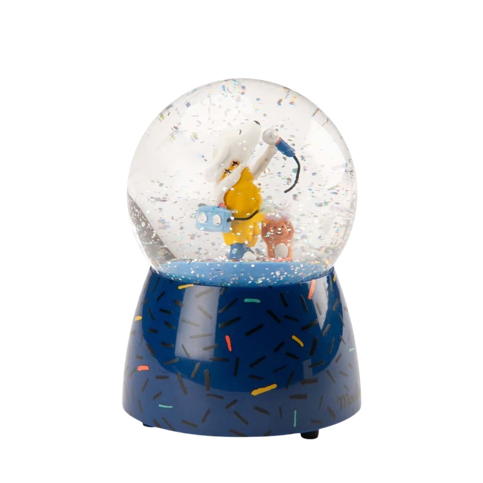 Musical Snow Globe - Singing Dog