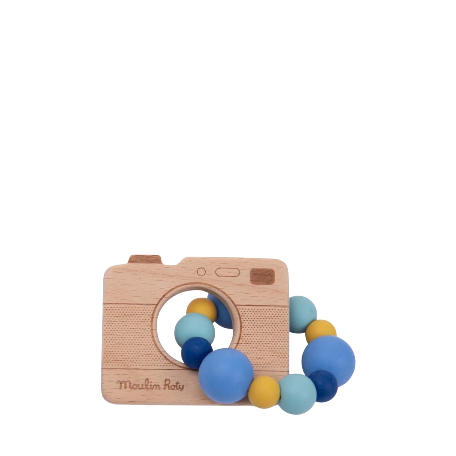 Wooden Teething Ring - Camera