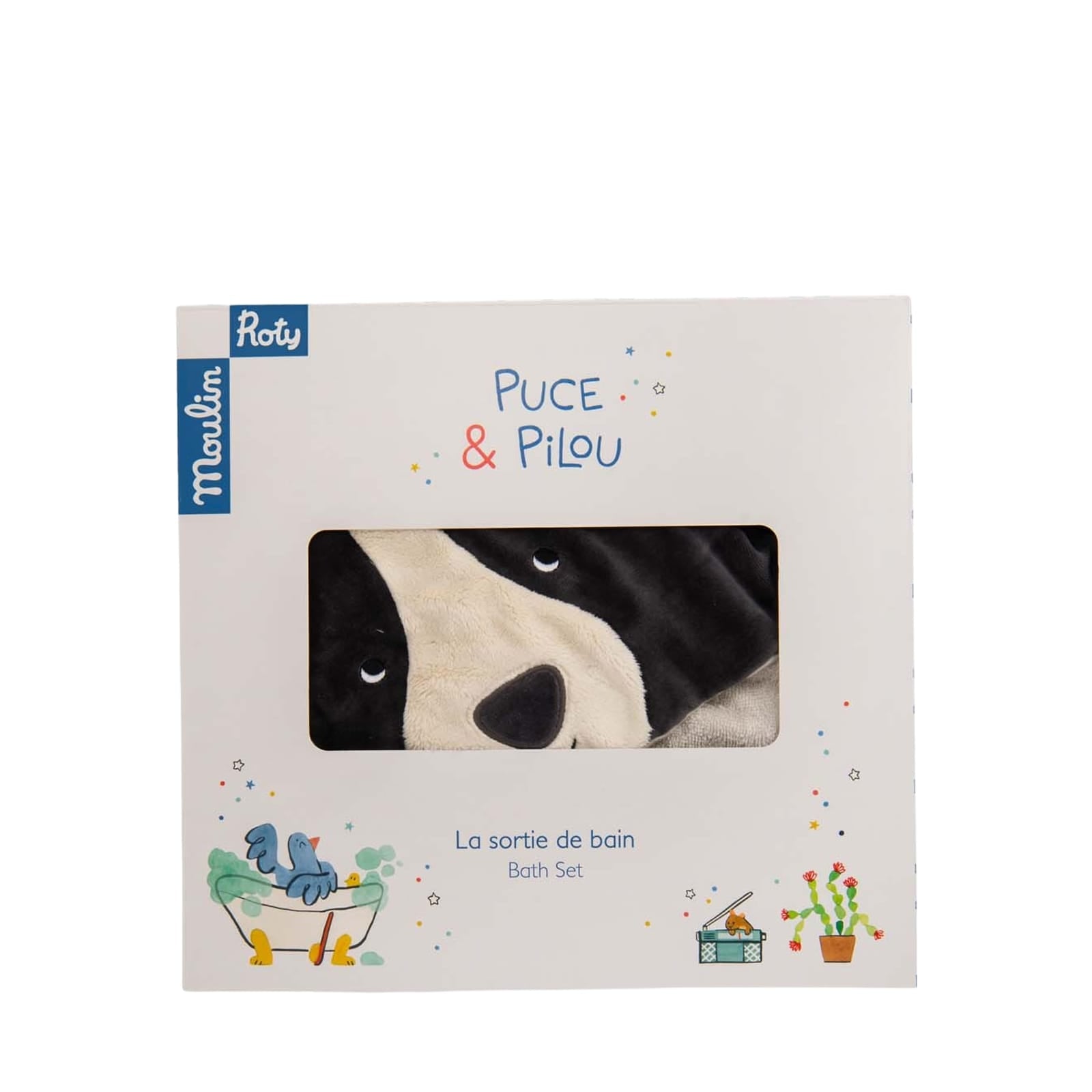 Hooded Towel - The Dog Puce