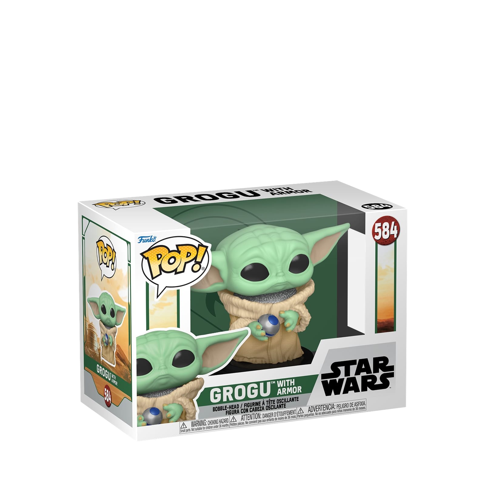 Pop! Star Wars Book Of Boba Fett - Grogu with Armor