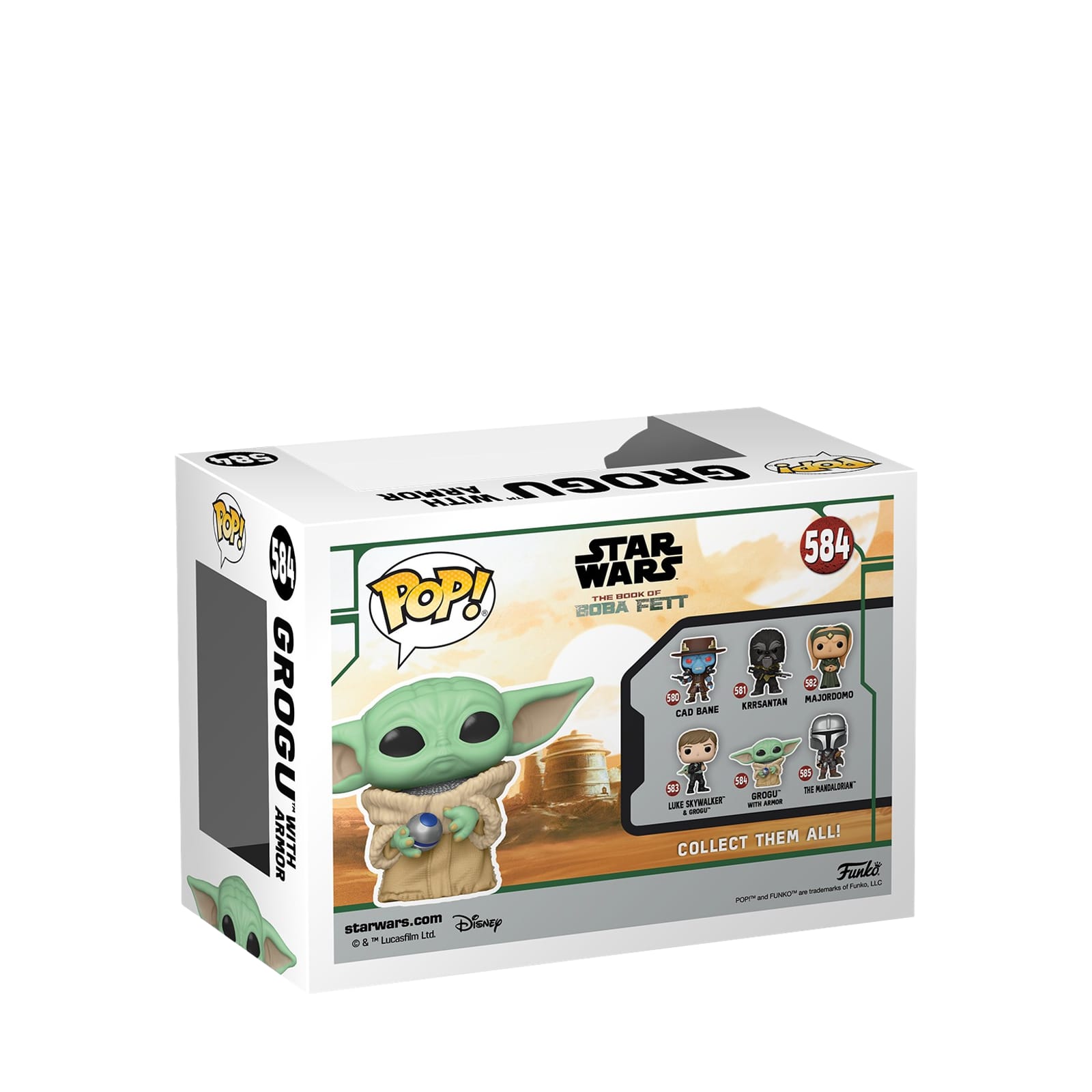 Pop! Star Wars Book Of Boba Fett - Grogu with Armor