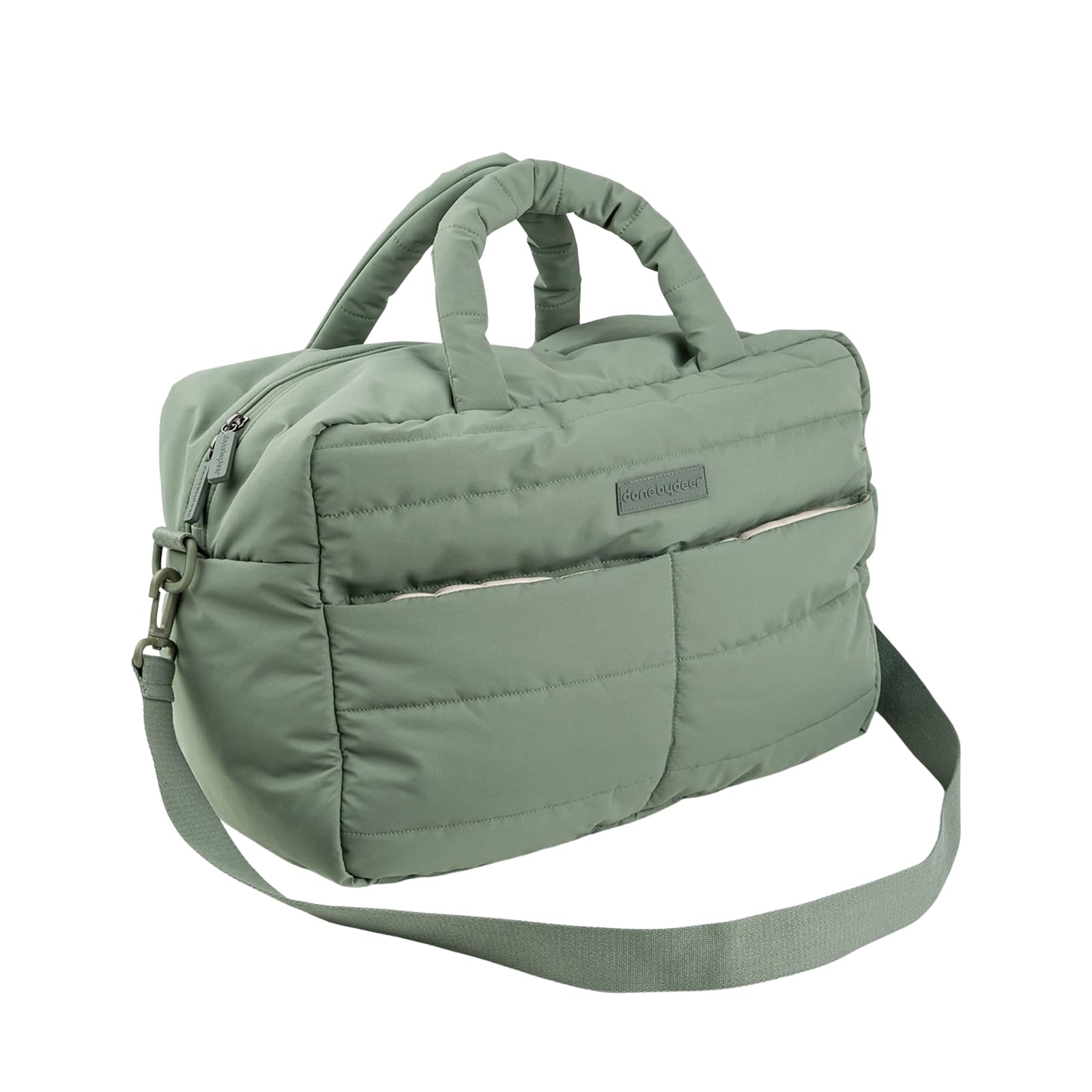 Quilted Changing Bag - Green