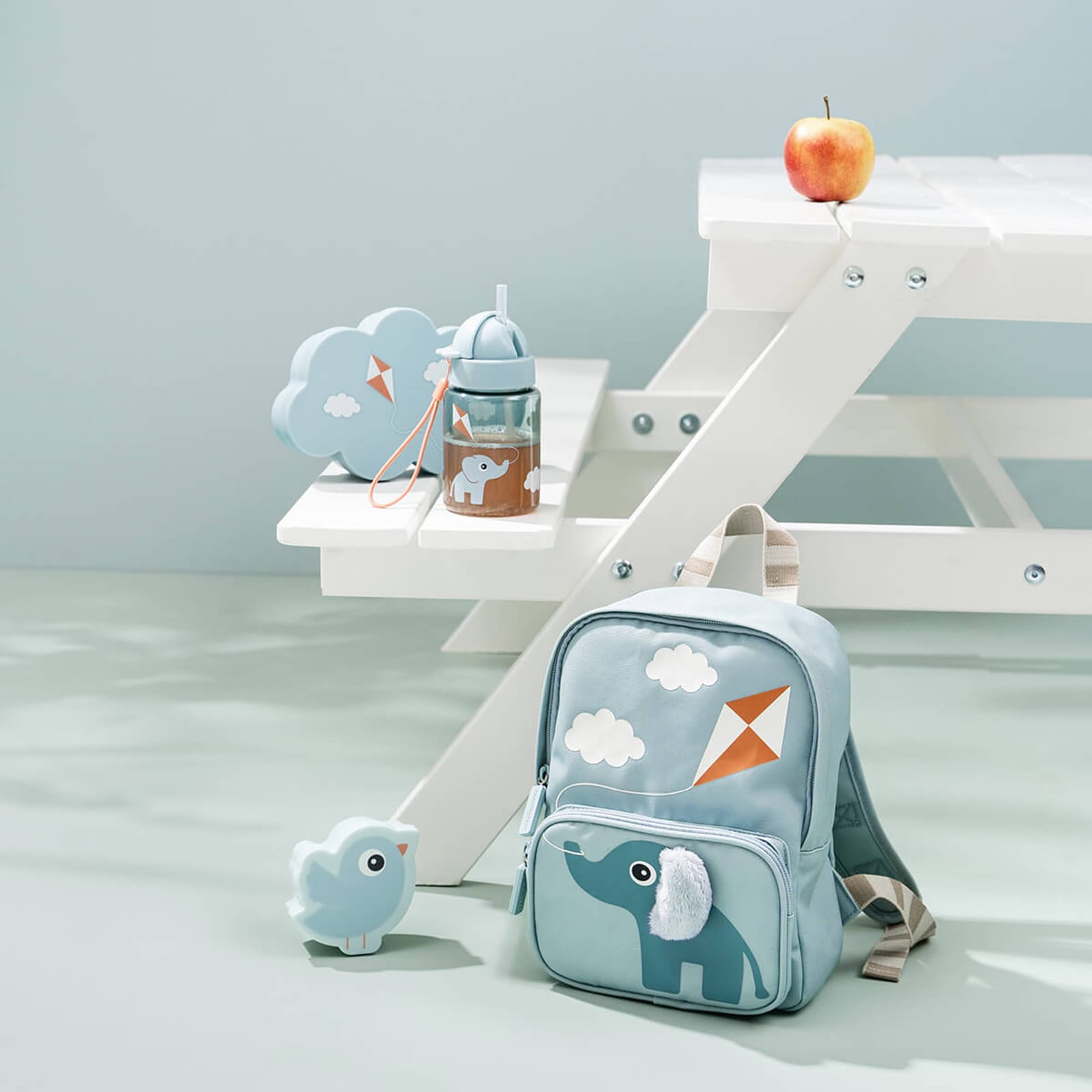 Kids Canvas Backpack - Elphee Blue