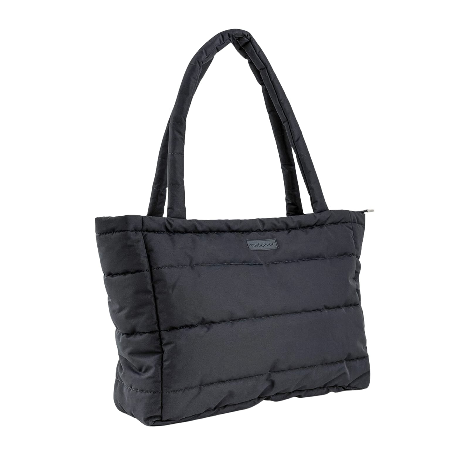 Quilted Changing Tote Bag - Black